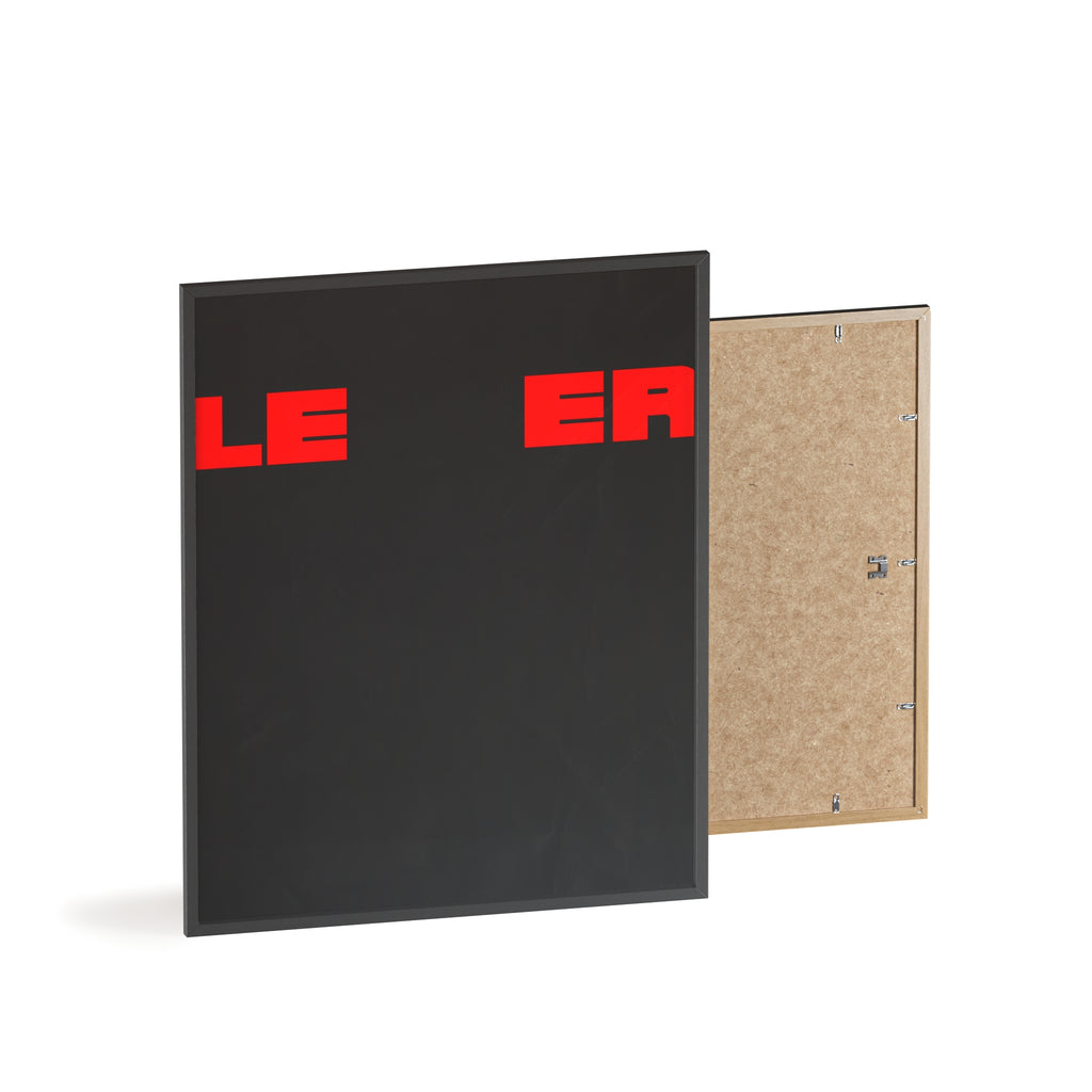 Minimalist 'LEER' Poster