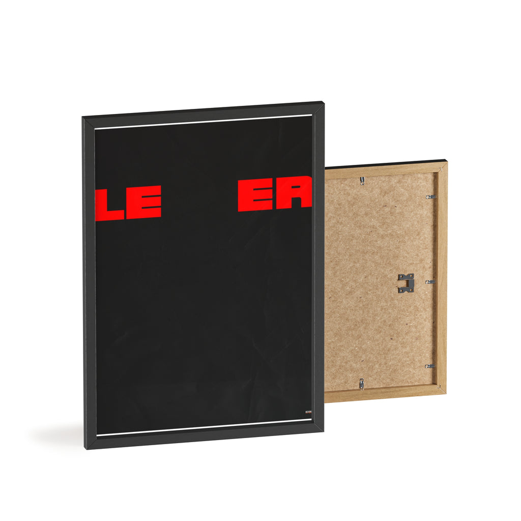Minimalist 'LEER' Poster