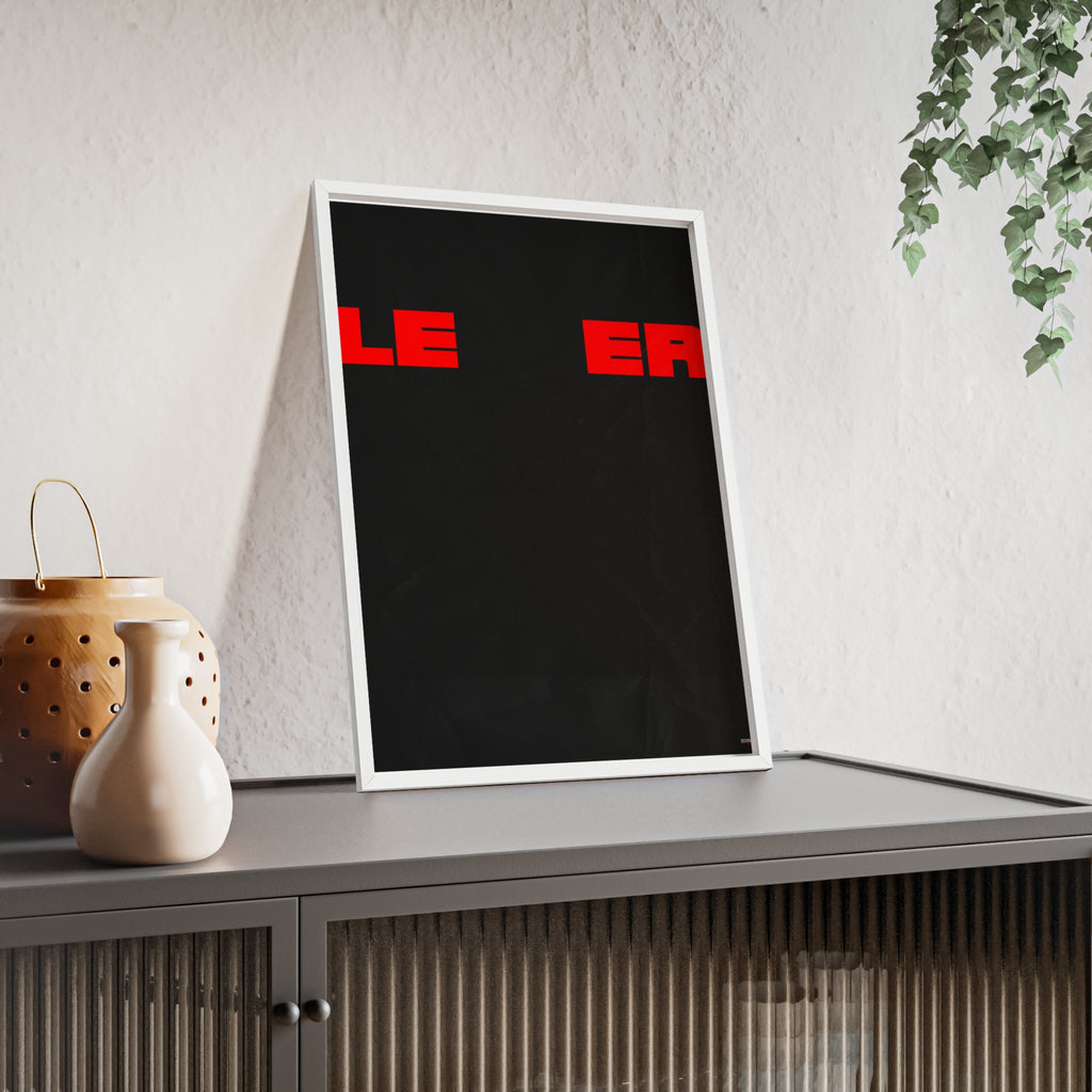 Minimalist 'LEER' Poster