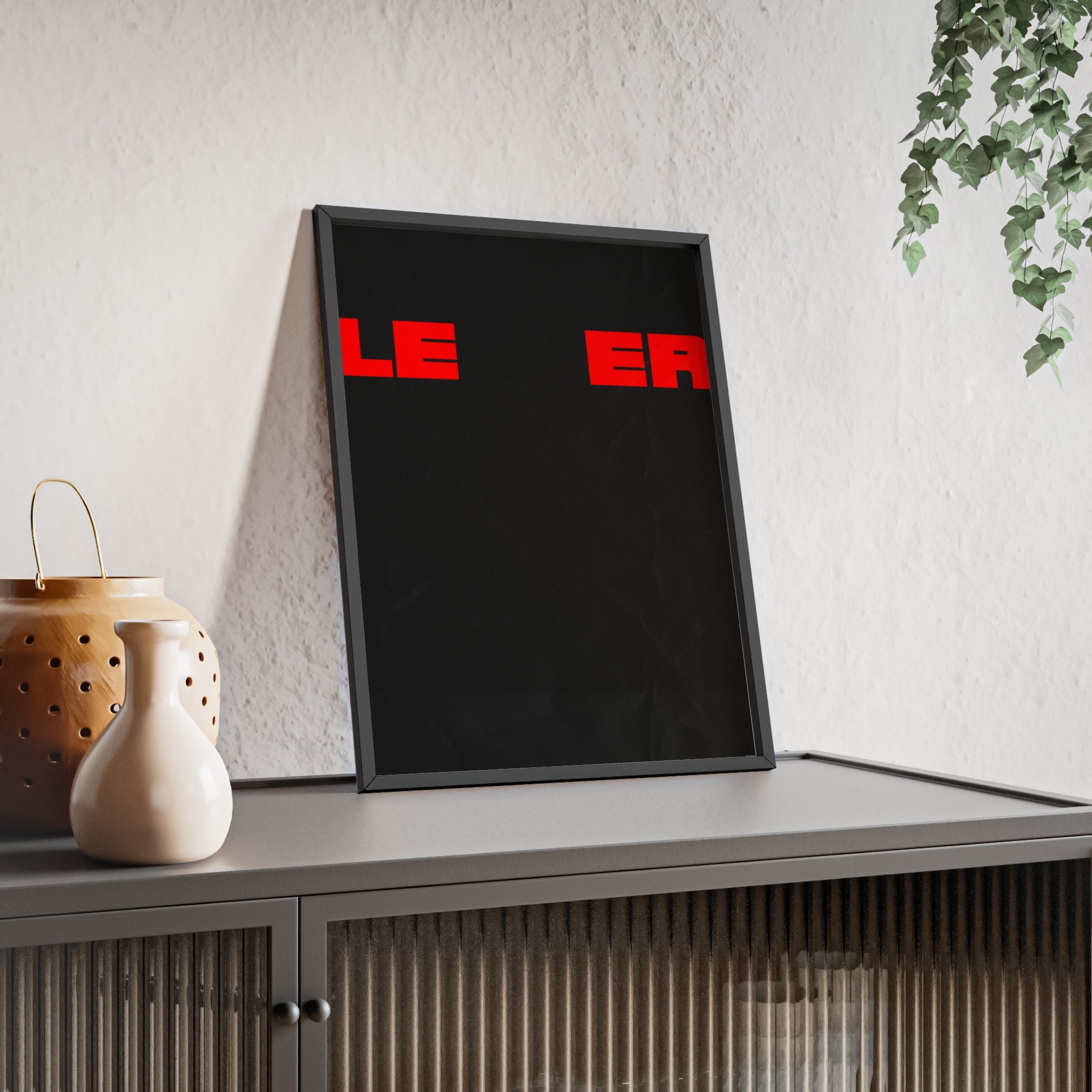 Minimalist 'LEER' Poster