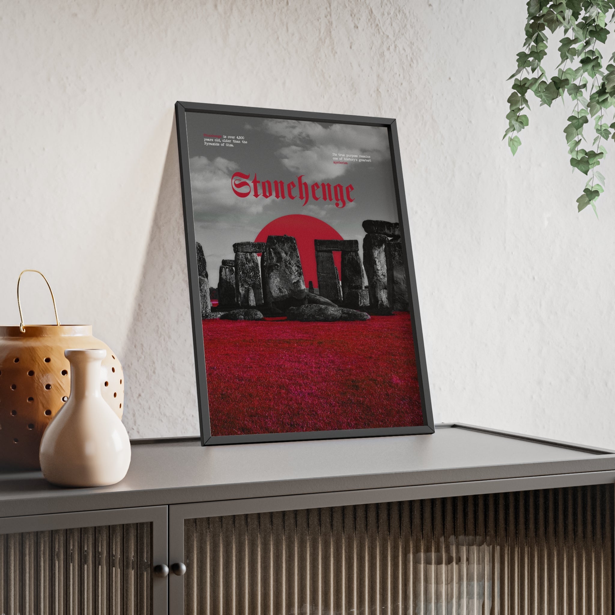 Stonehenge in Red