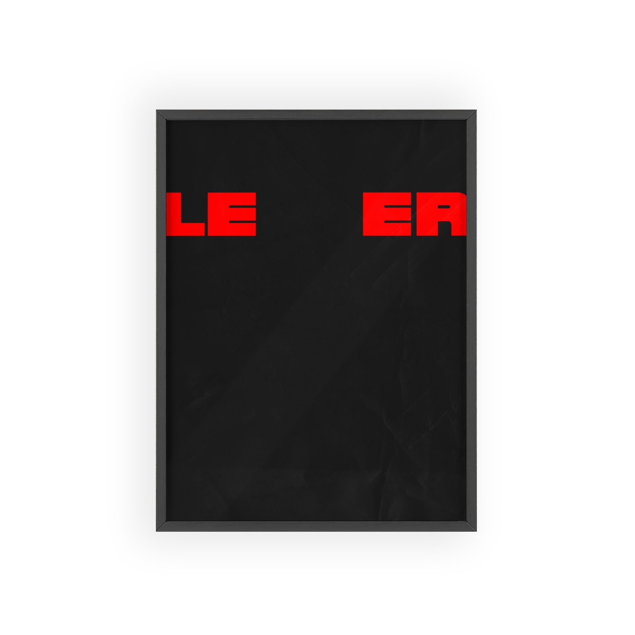 Minimalist 'LEER' Poster