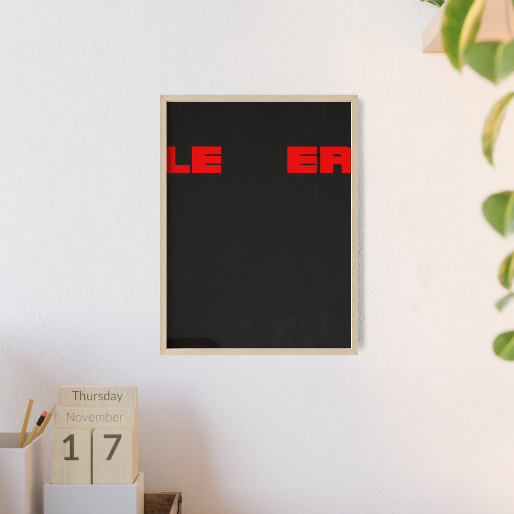 Minimalist 'LEER' Poster