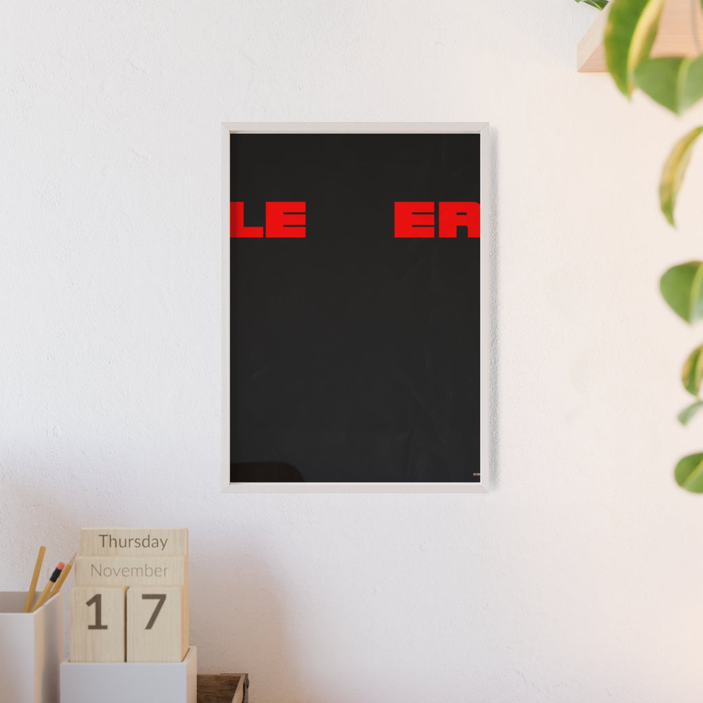 Minimalist 'LEER' Poster