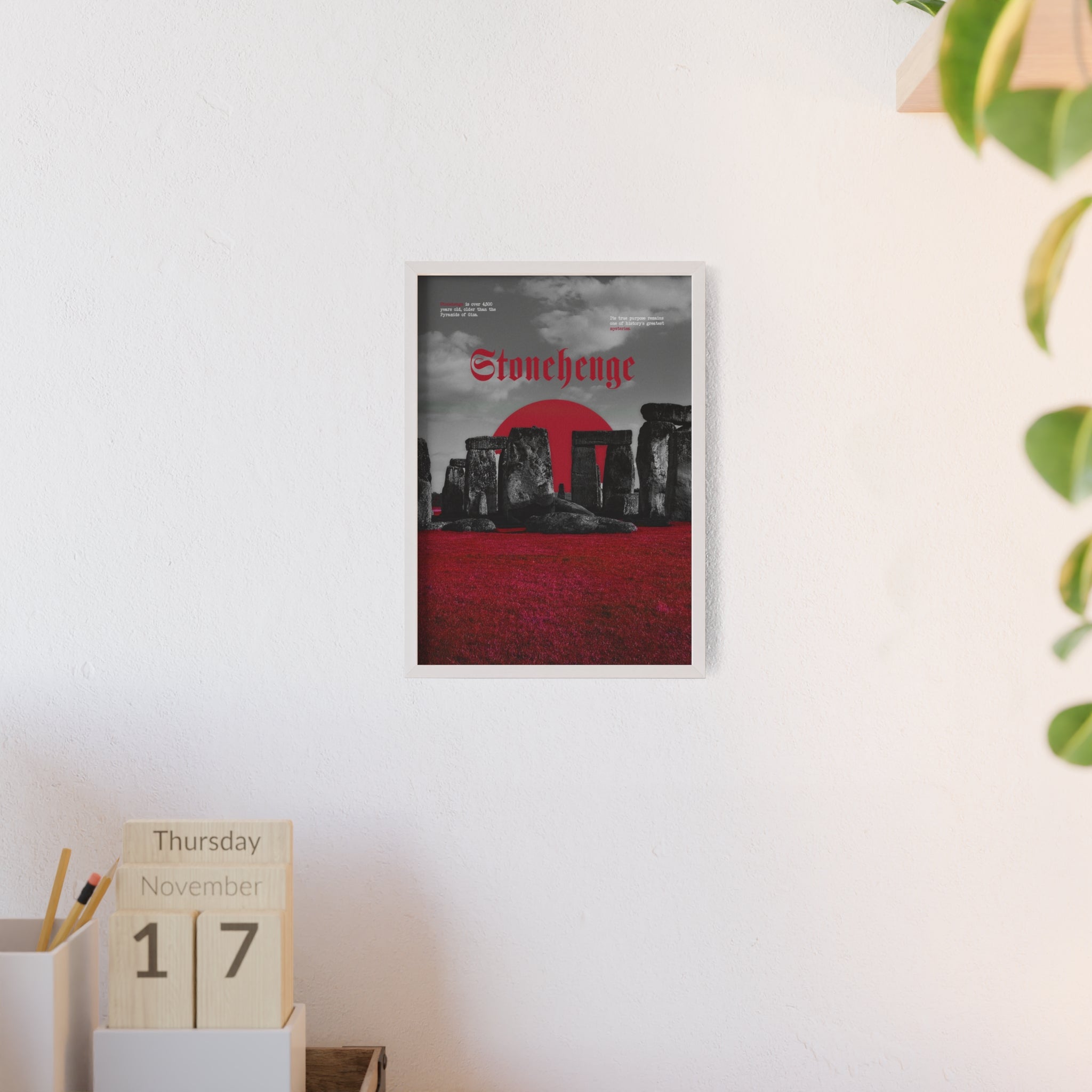 Stonehenge in Red