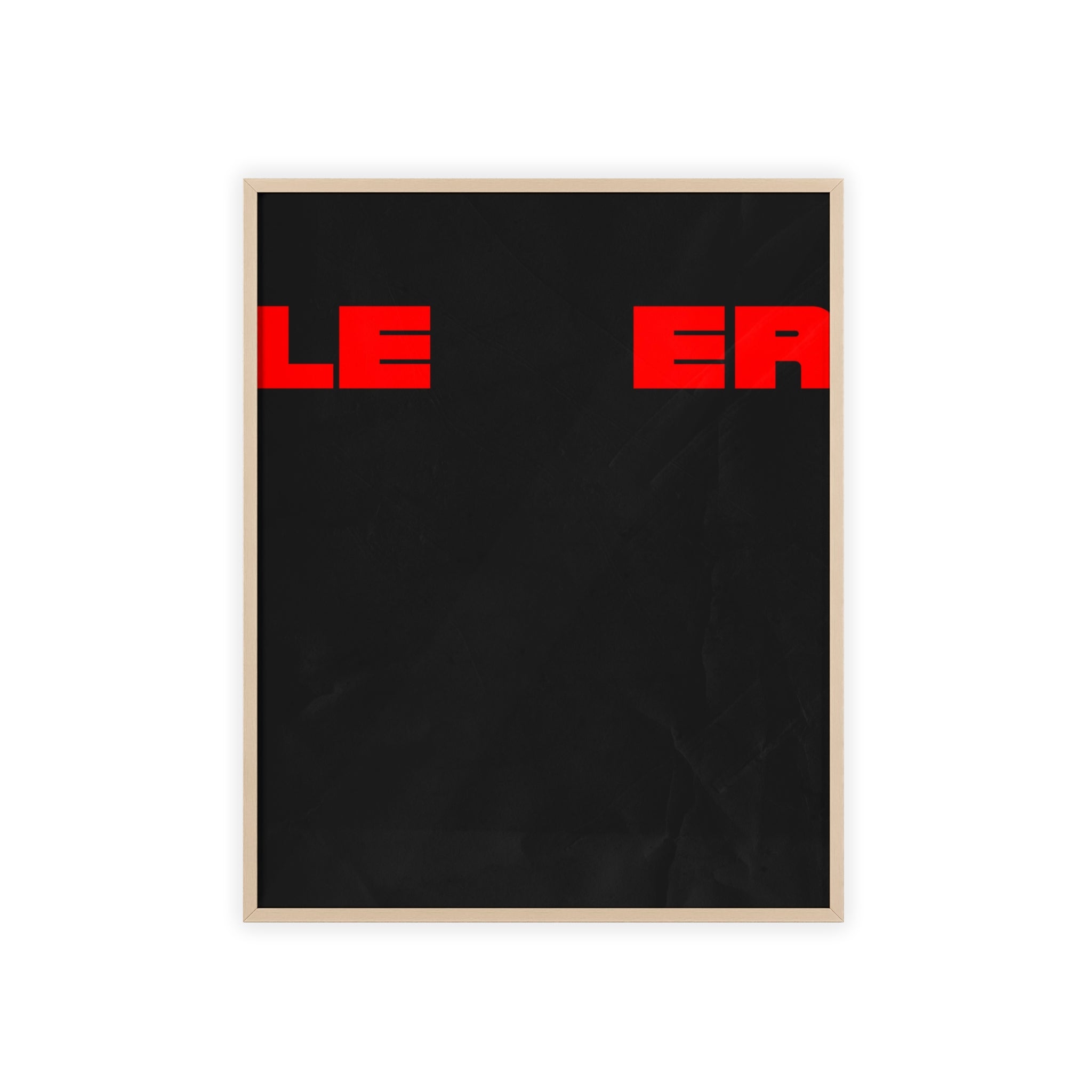 Minimalist 'LEER' Poster