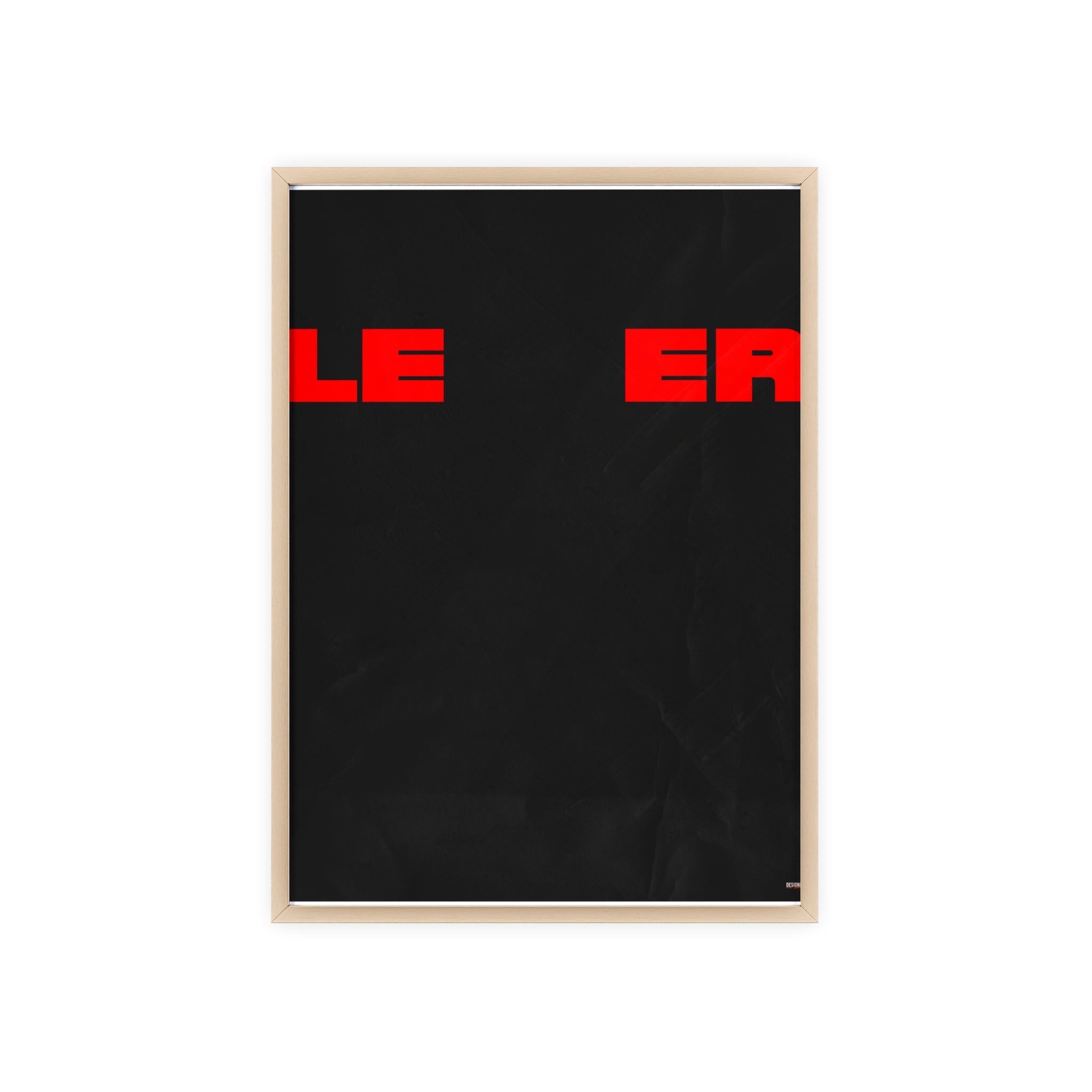Minimalist 'LEER' Poster