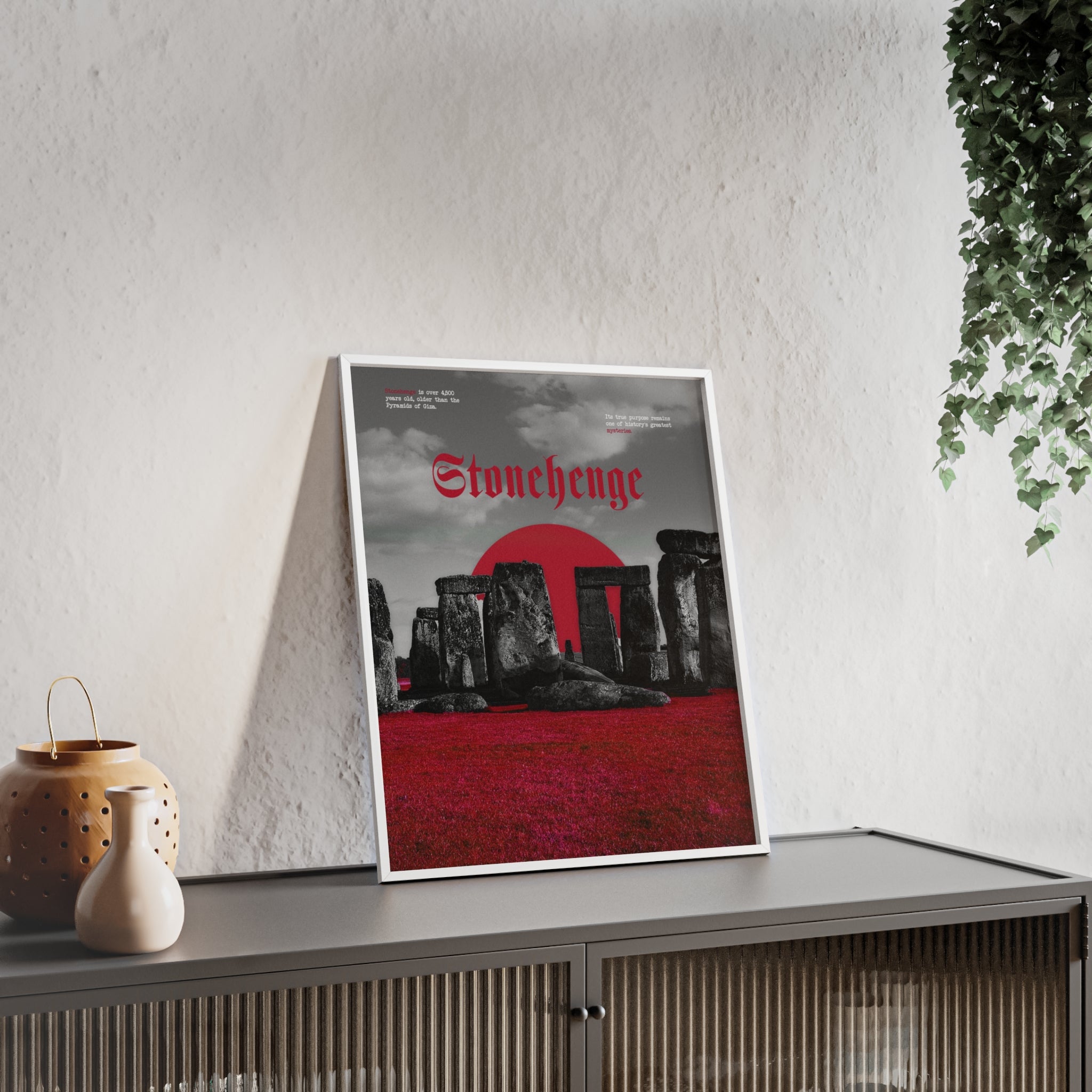 Stonehenge in Red