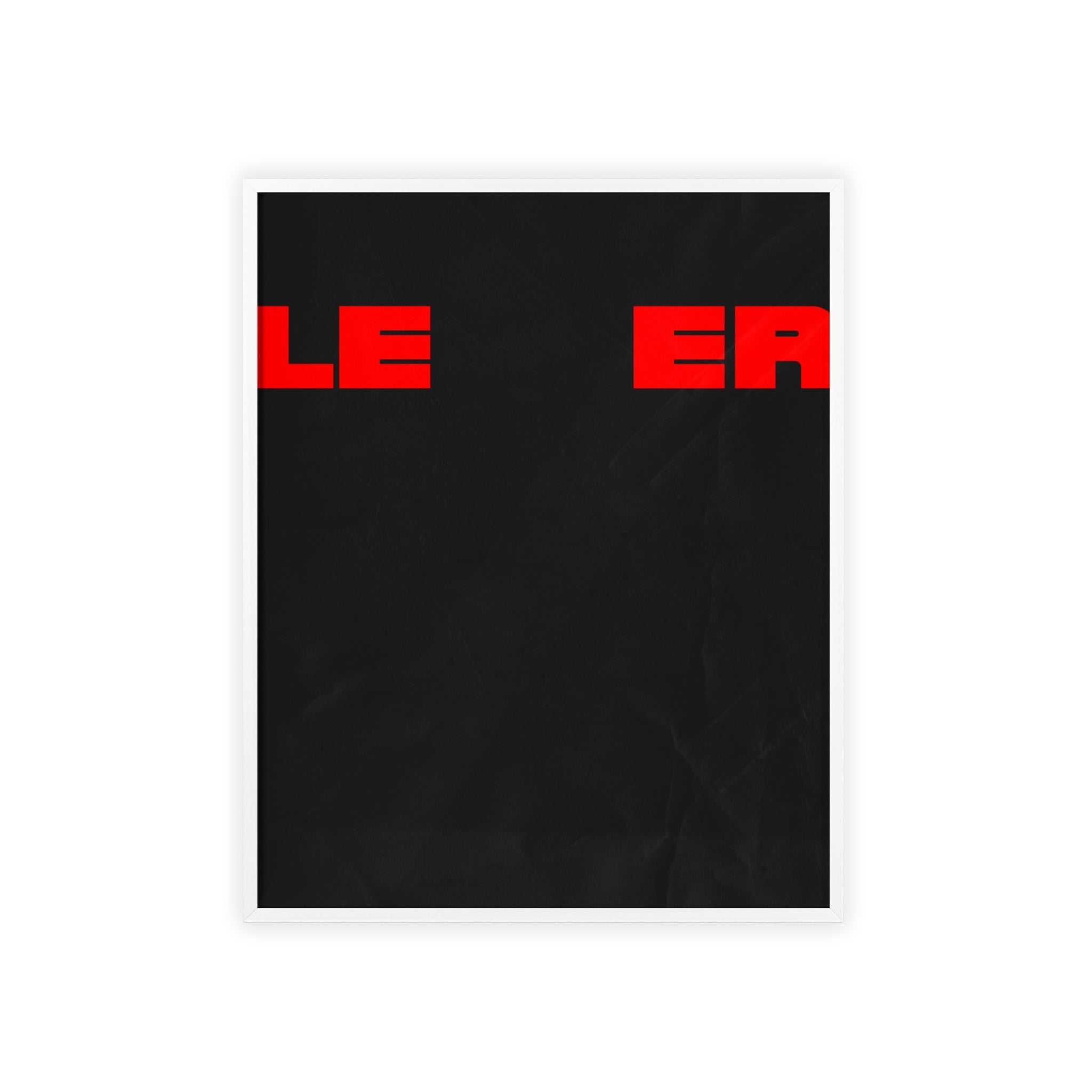 Minimalist 'LEER' Poster
