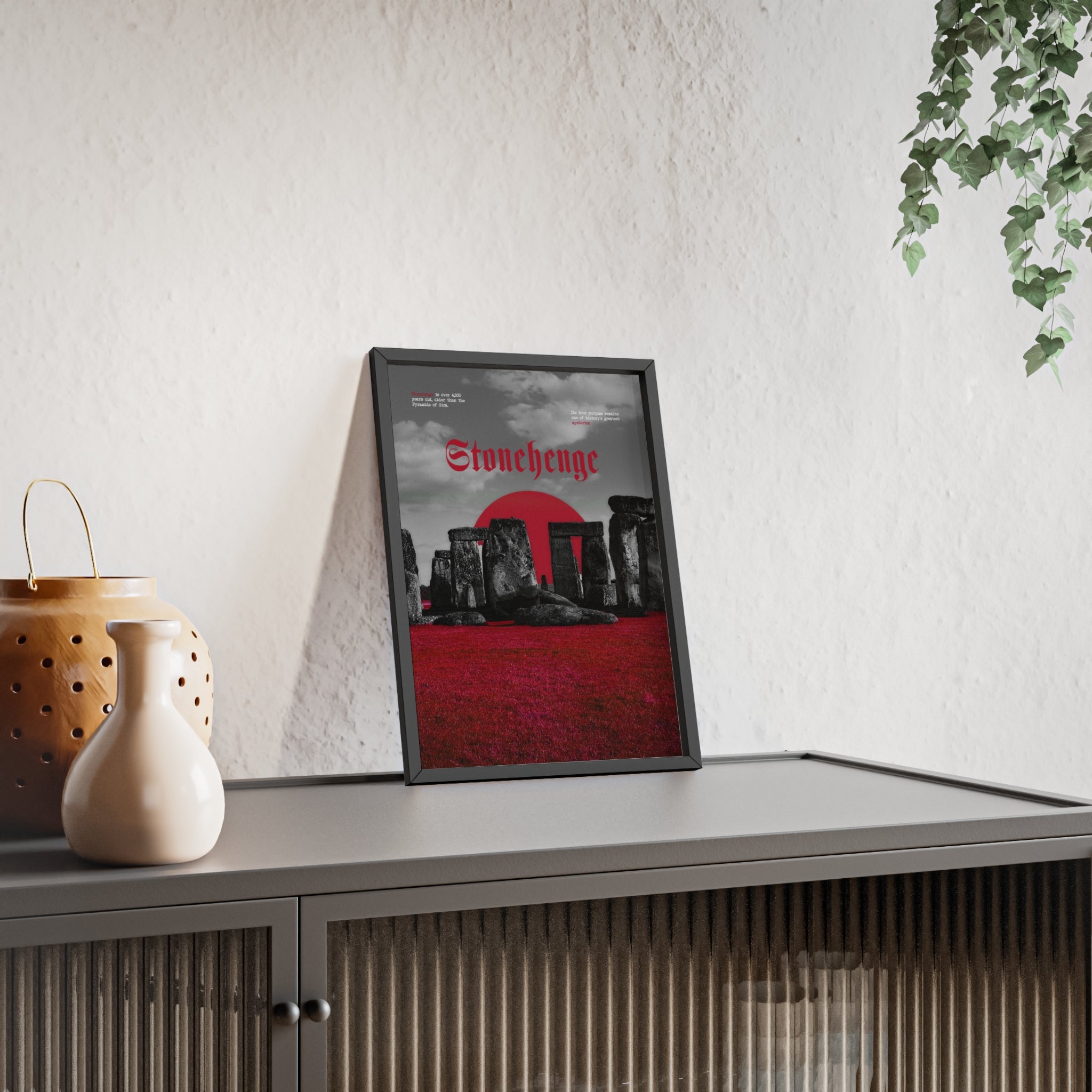 Stonehenge in Red