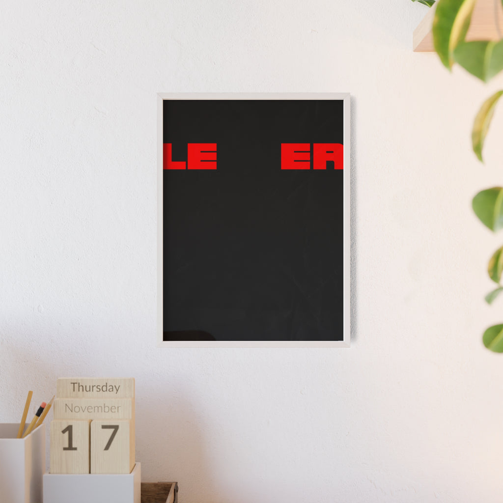 Minimalist 'LEER' Poster