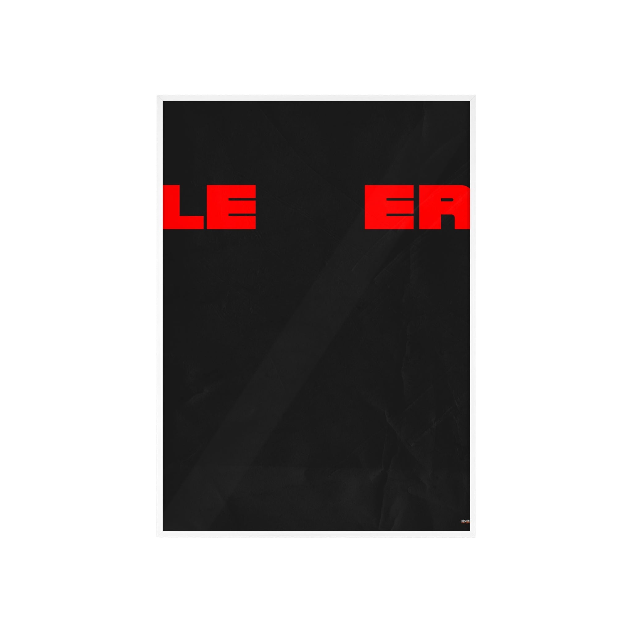 Minimalist 'LEER' Poster