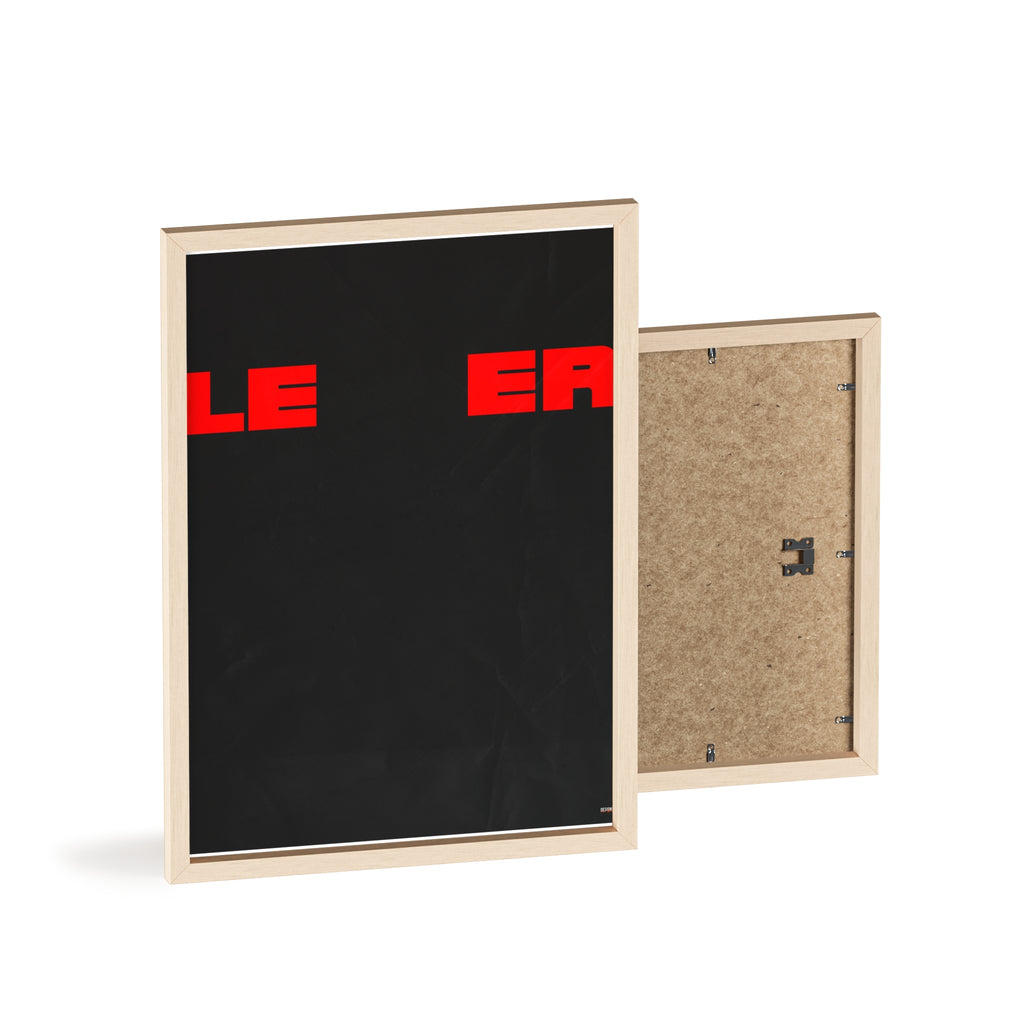Minimalist 'LEER' Poster