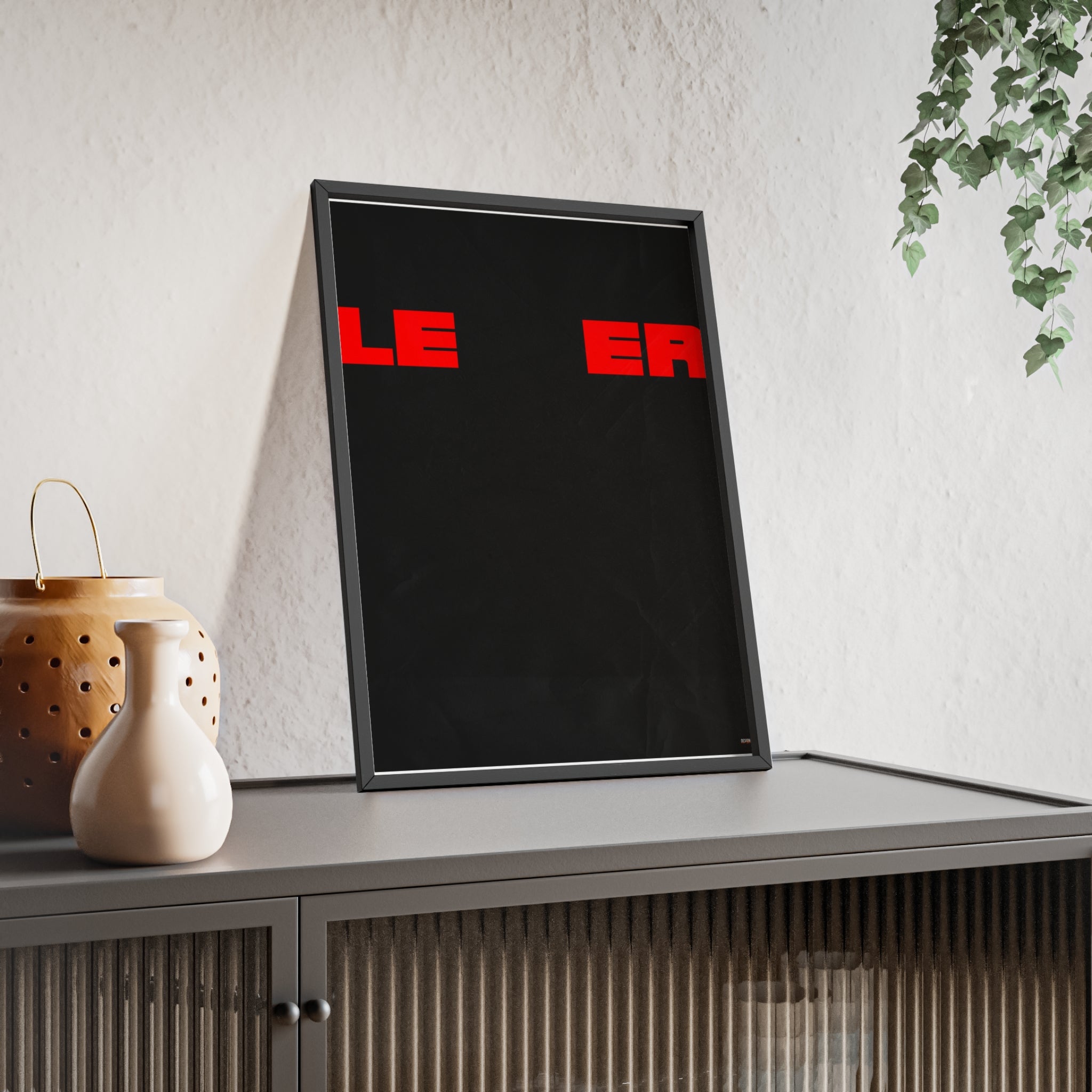 Minimalist 'LEER' Poster
