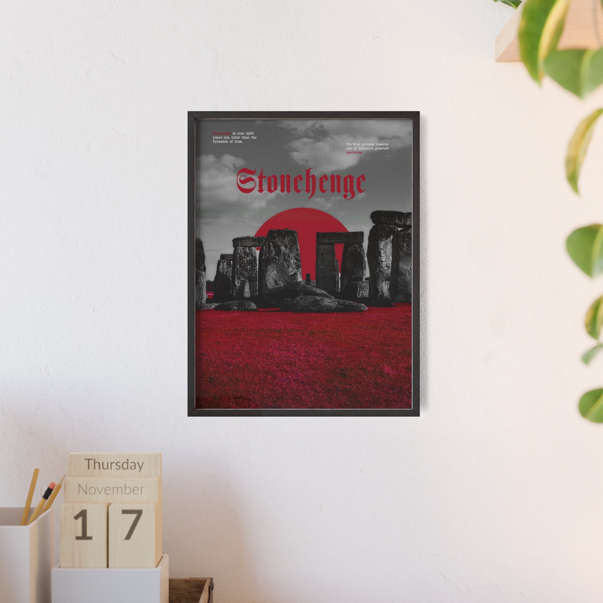 Stonehenge in Red