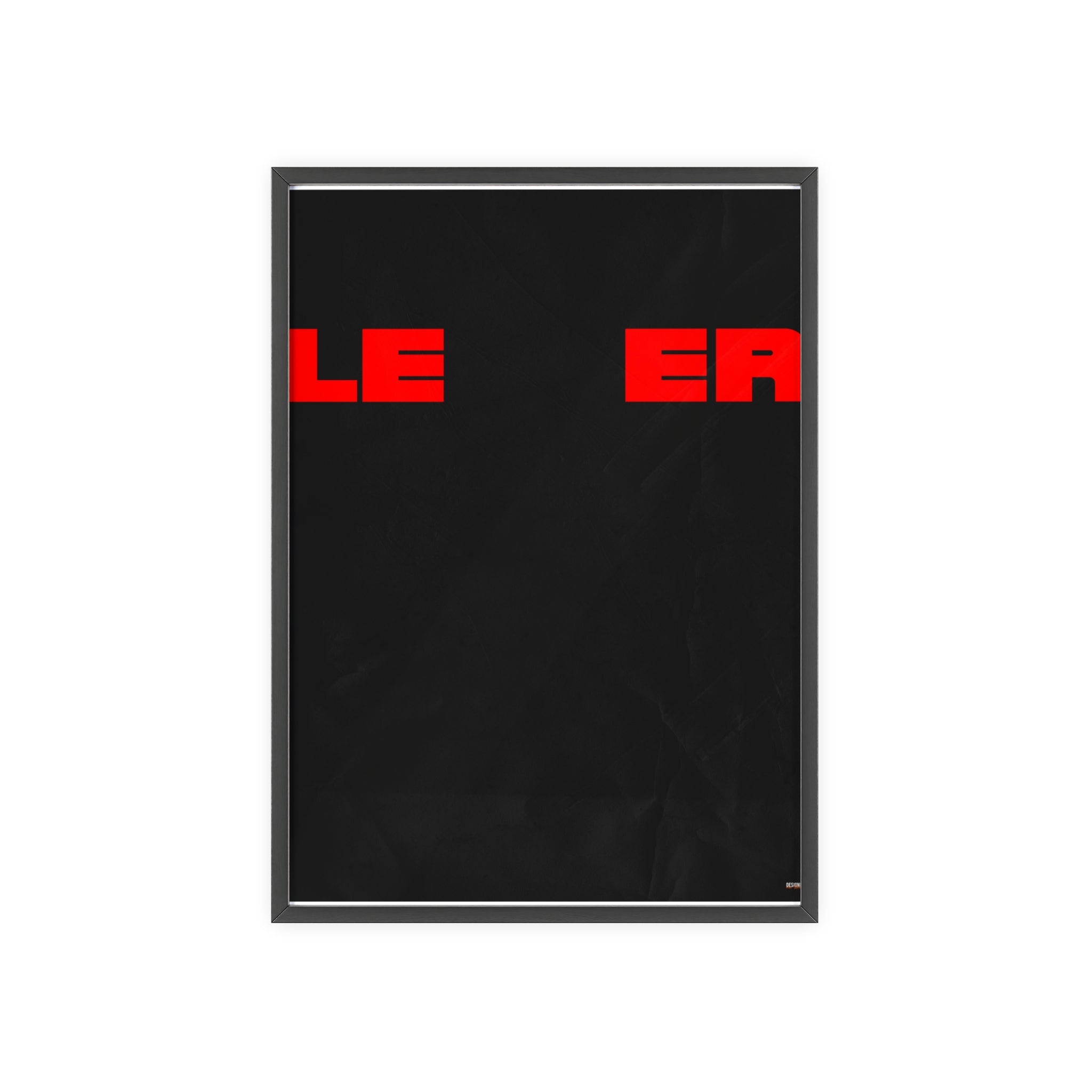 Minimalist 'LEER' Poster