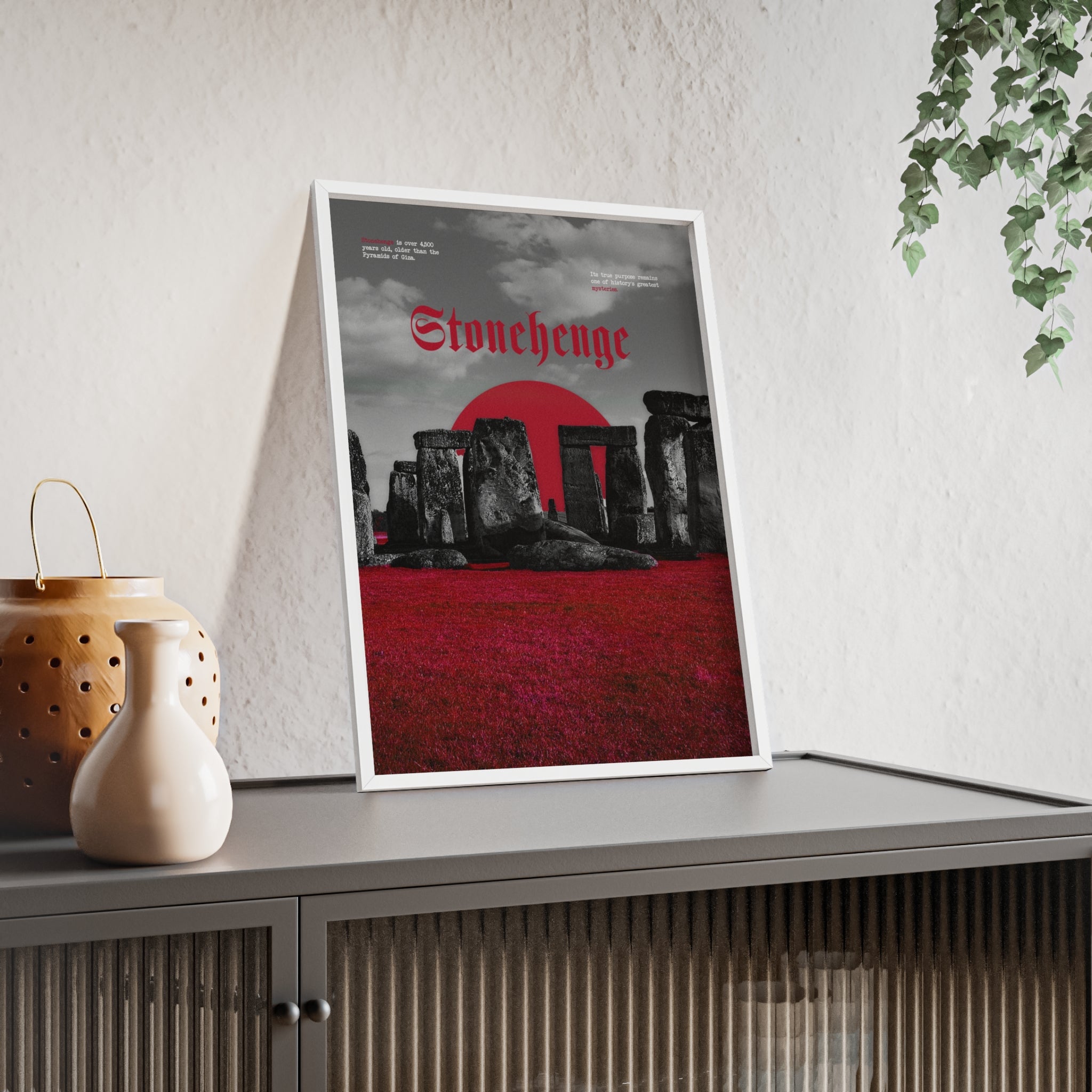 Stonehenge in Red