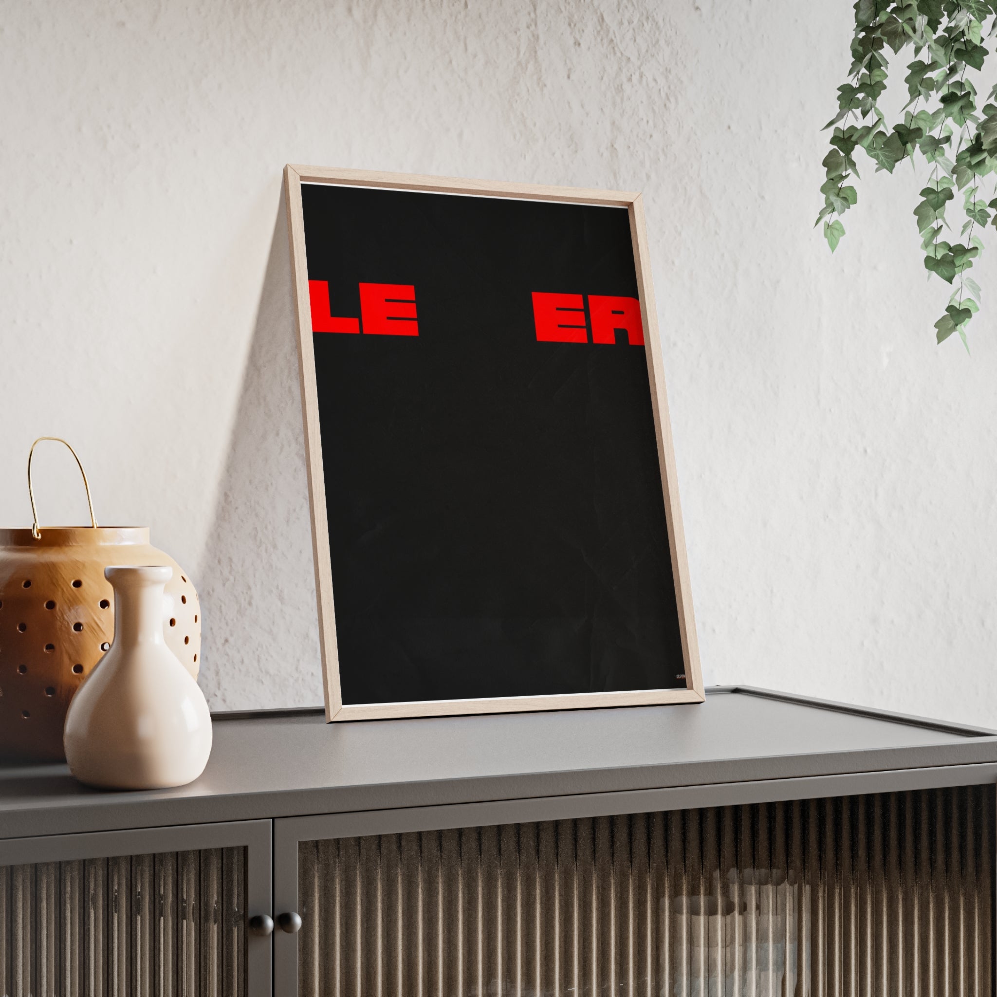 Minimalist 'LEER' Poster