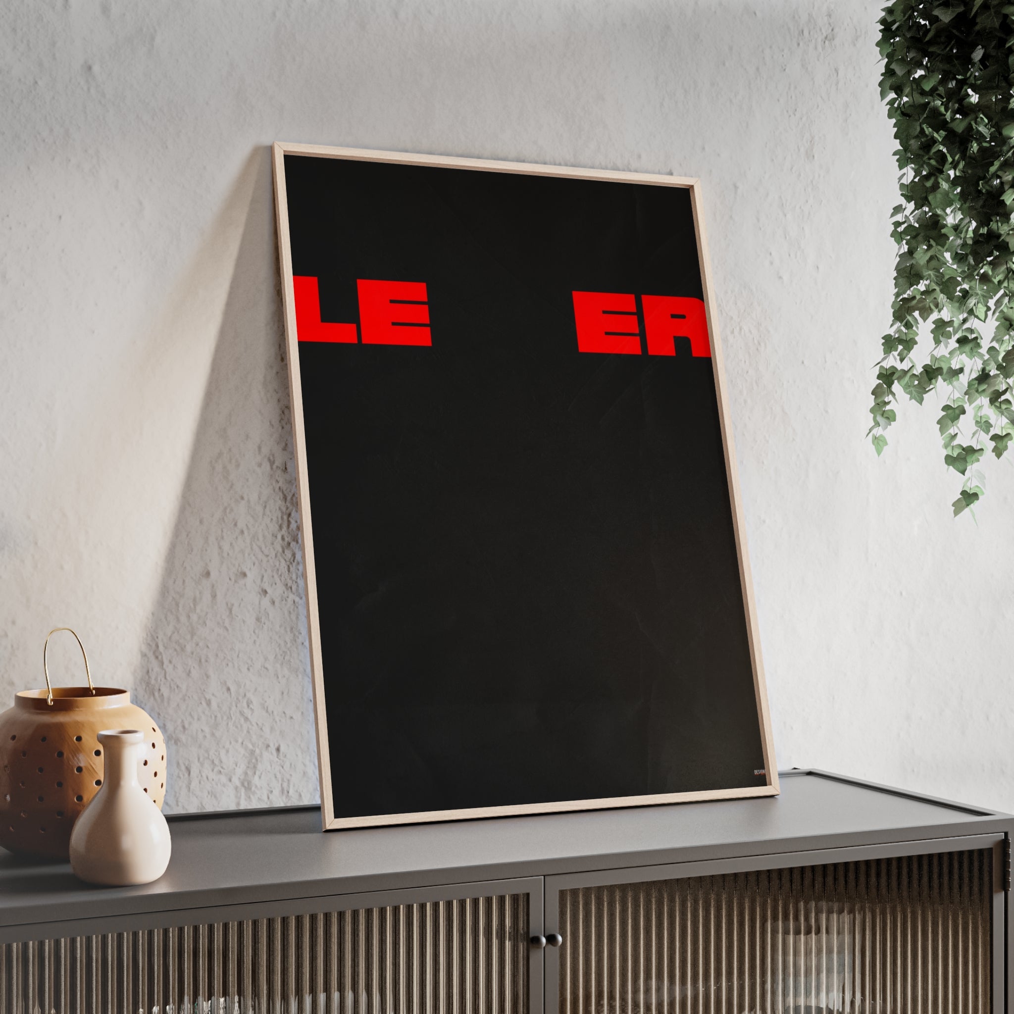 Minimalist 'LEER' Poster