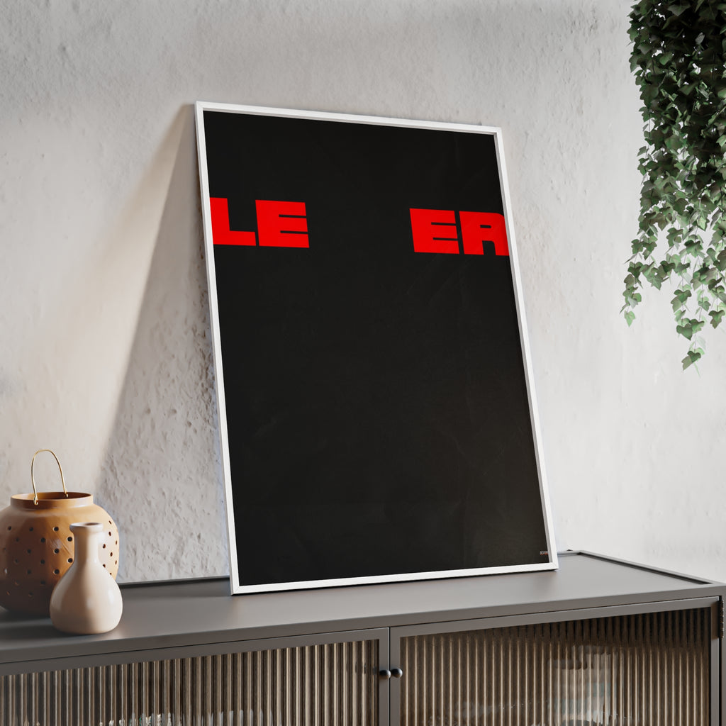 Minimalist 'LEER' Poster