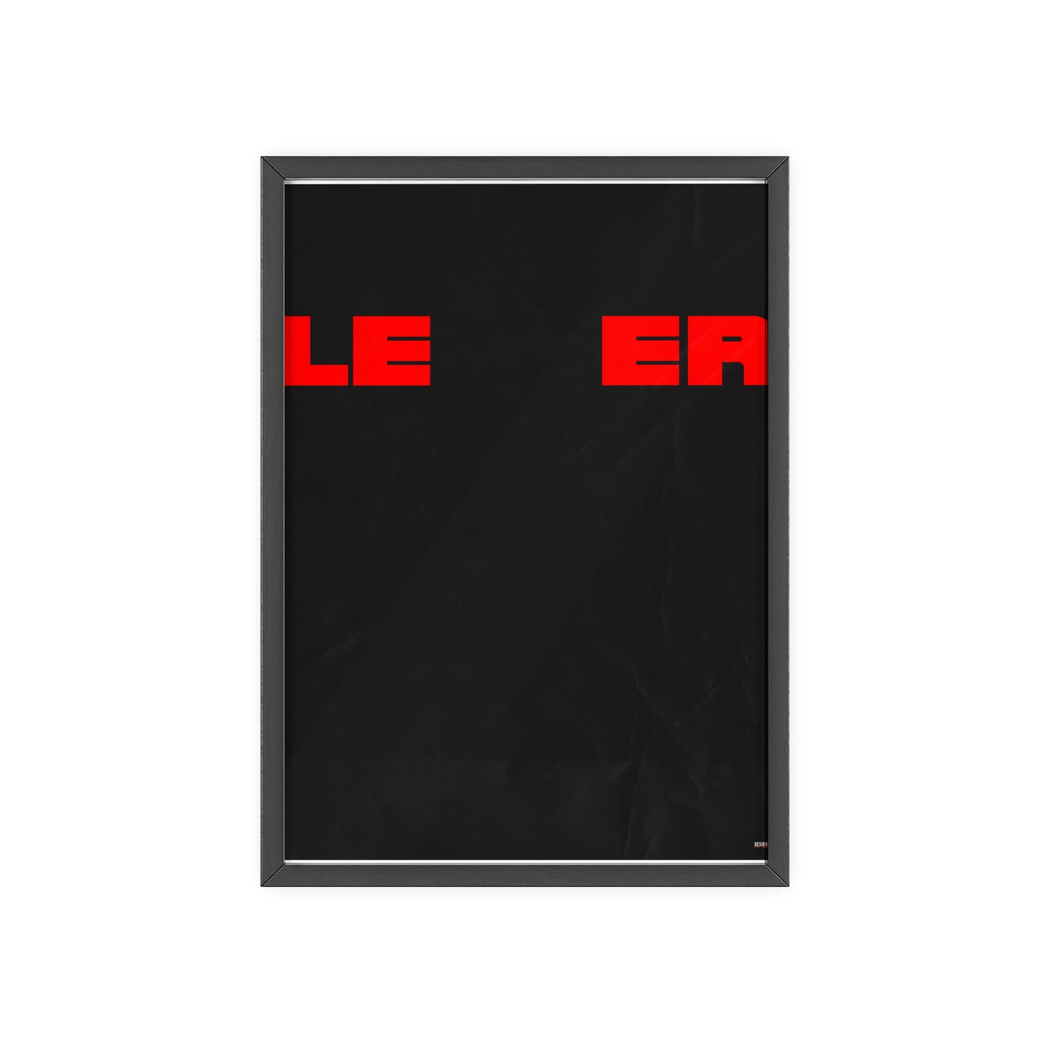 Minimalist 'LEER' Poster