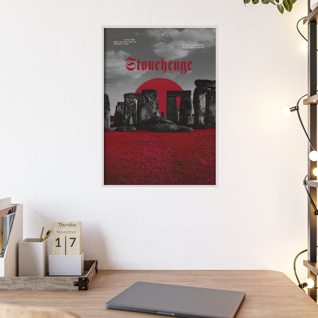 Stonehenge in Red
