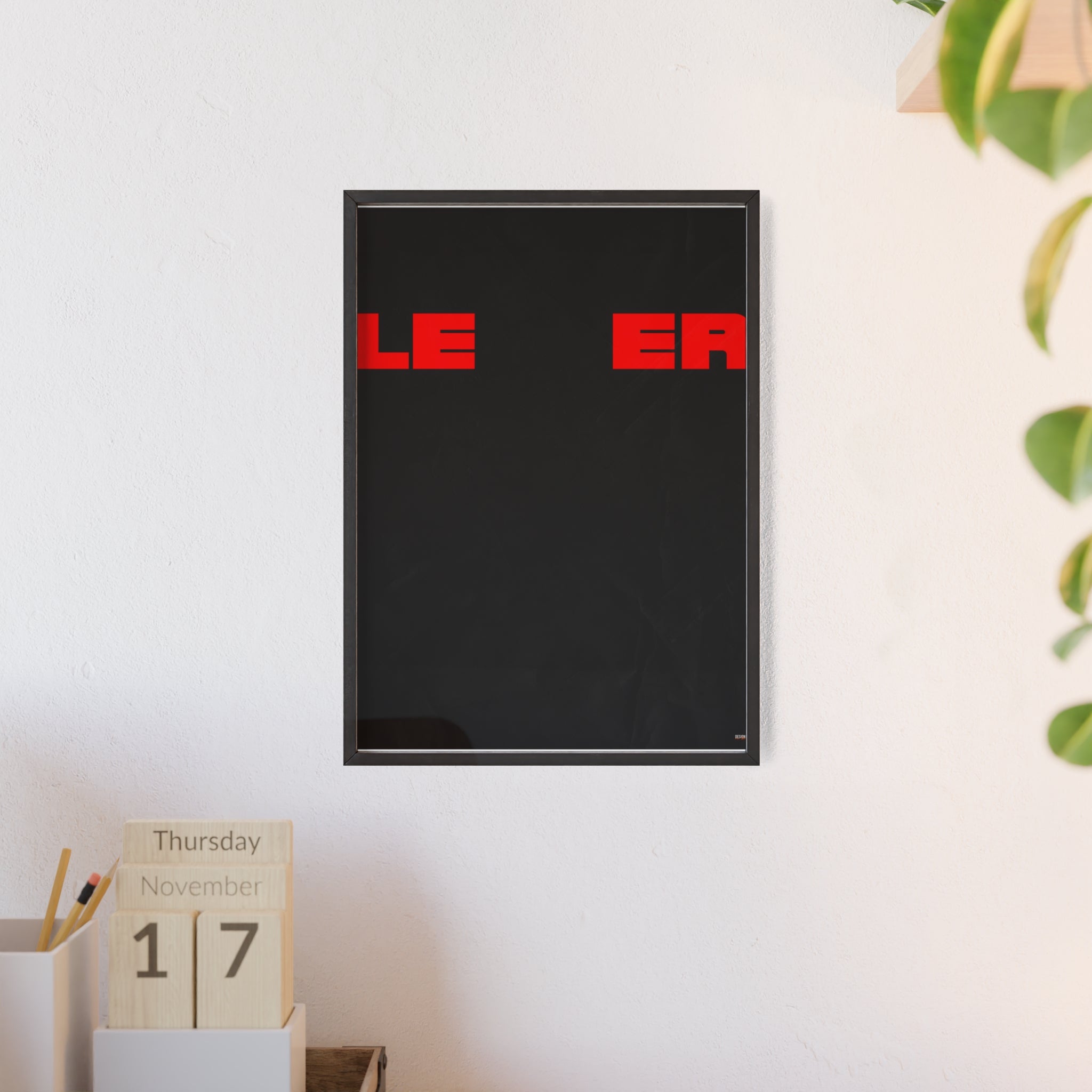 Minimalist 'LEER' Poster