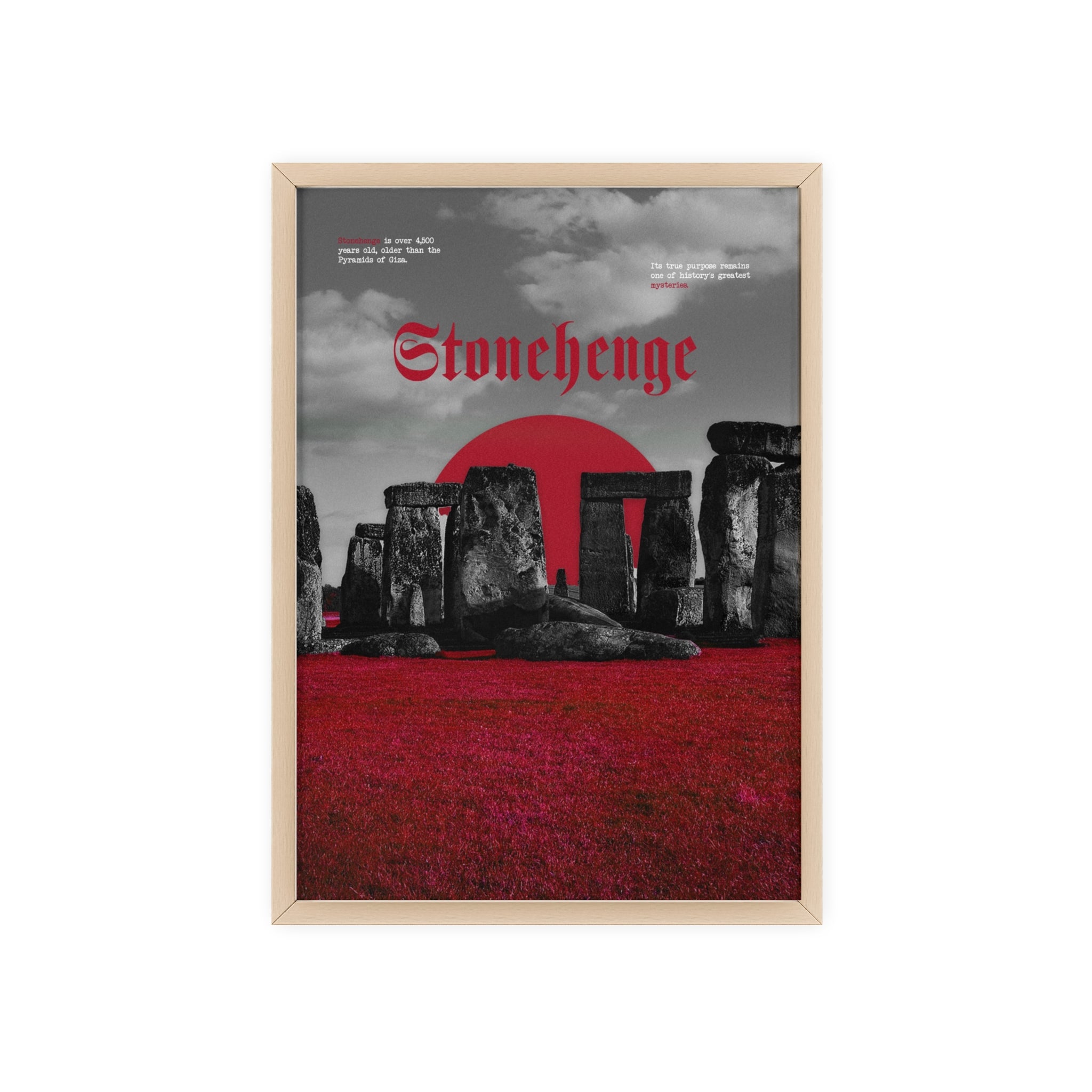 Stonehenge in Red