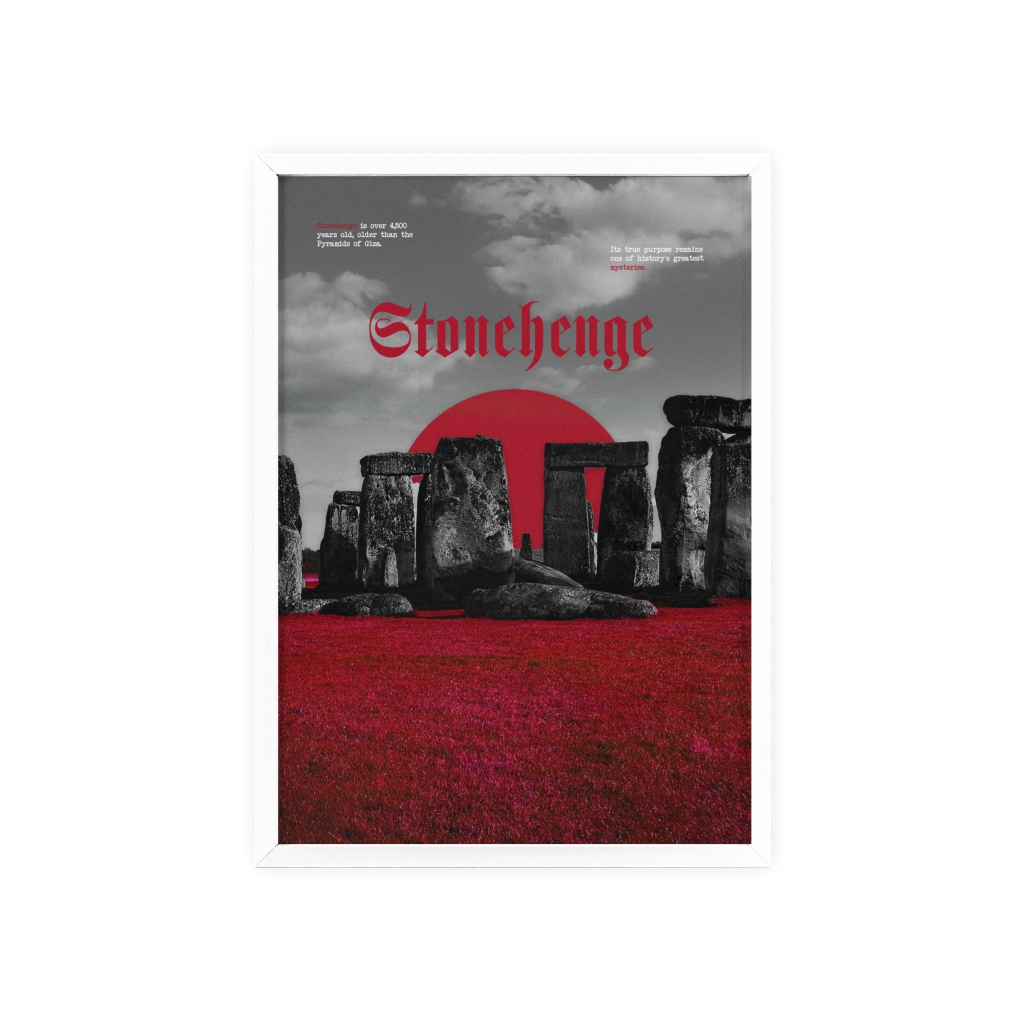 Stonehenge in Red