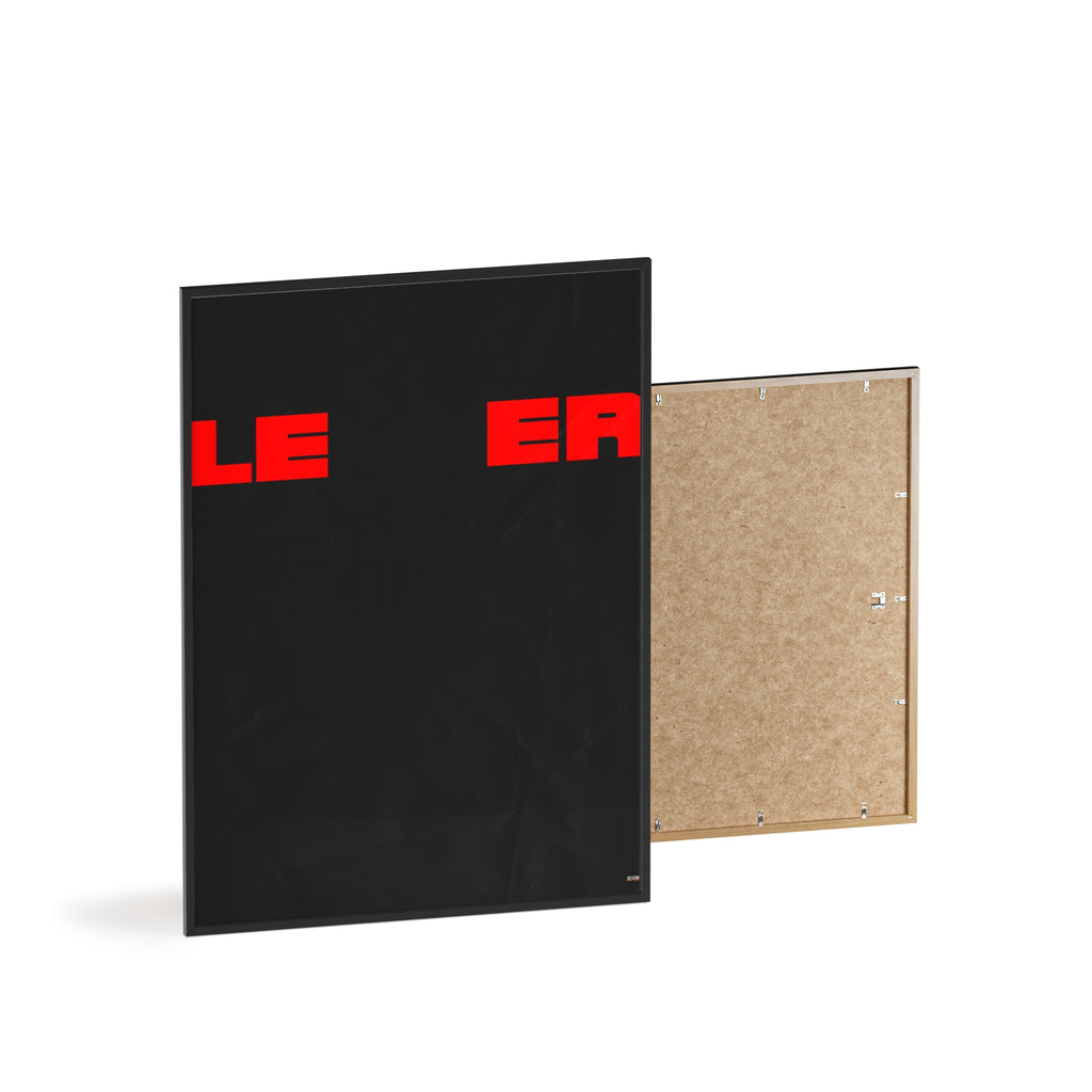 Minimalist 'LEER' Poster