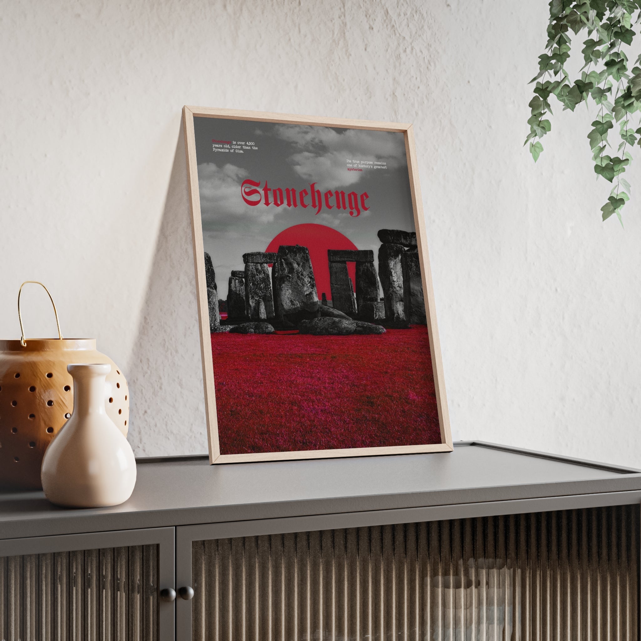 Stonehenge in Red
