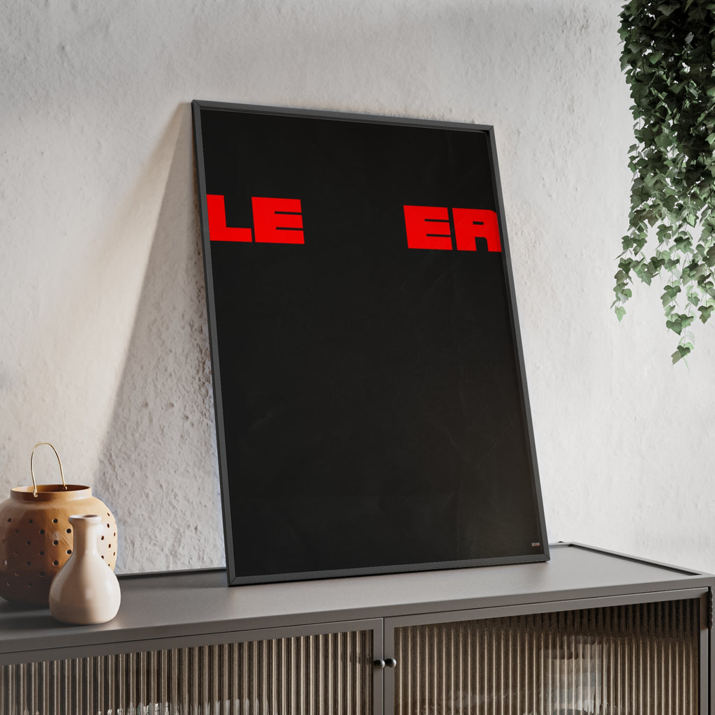 Minimalist 'LEER' Poster