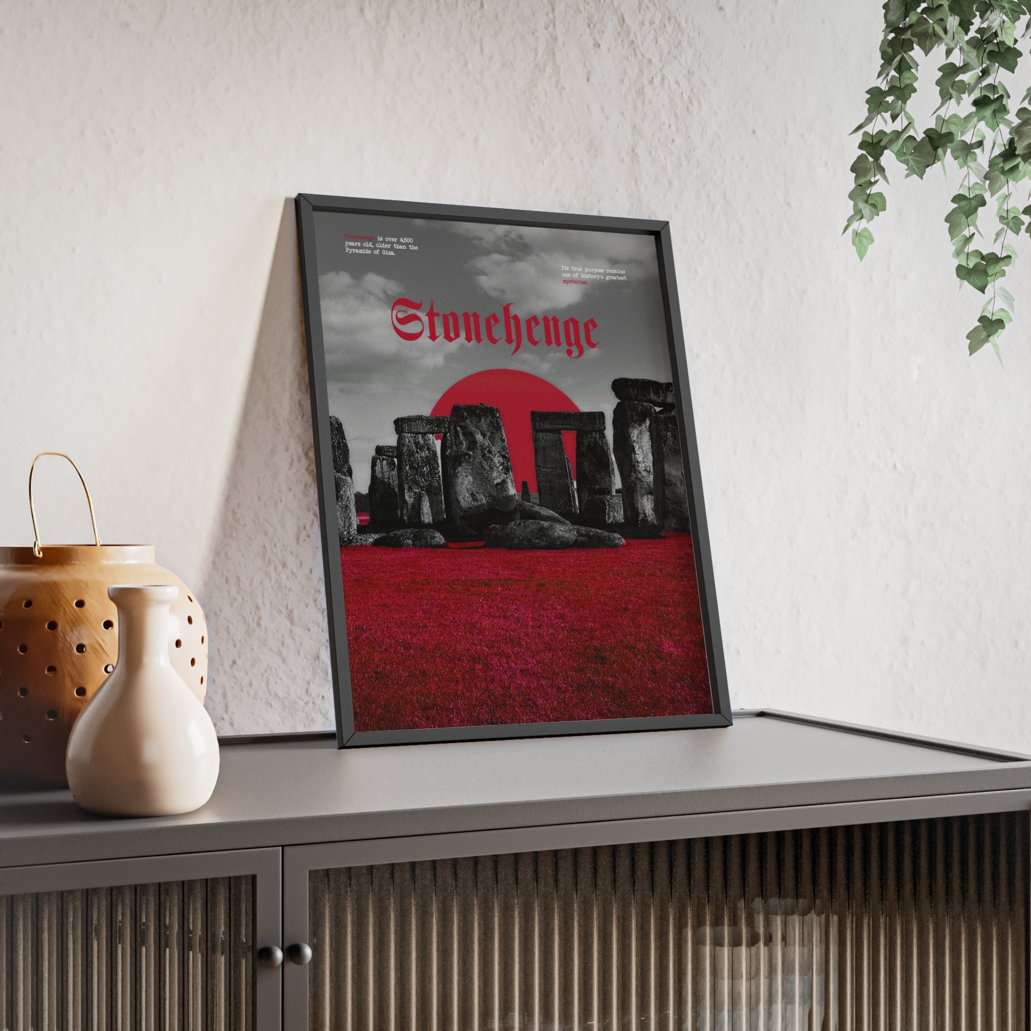 Stonehenge in Red