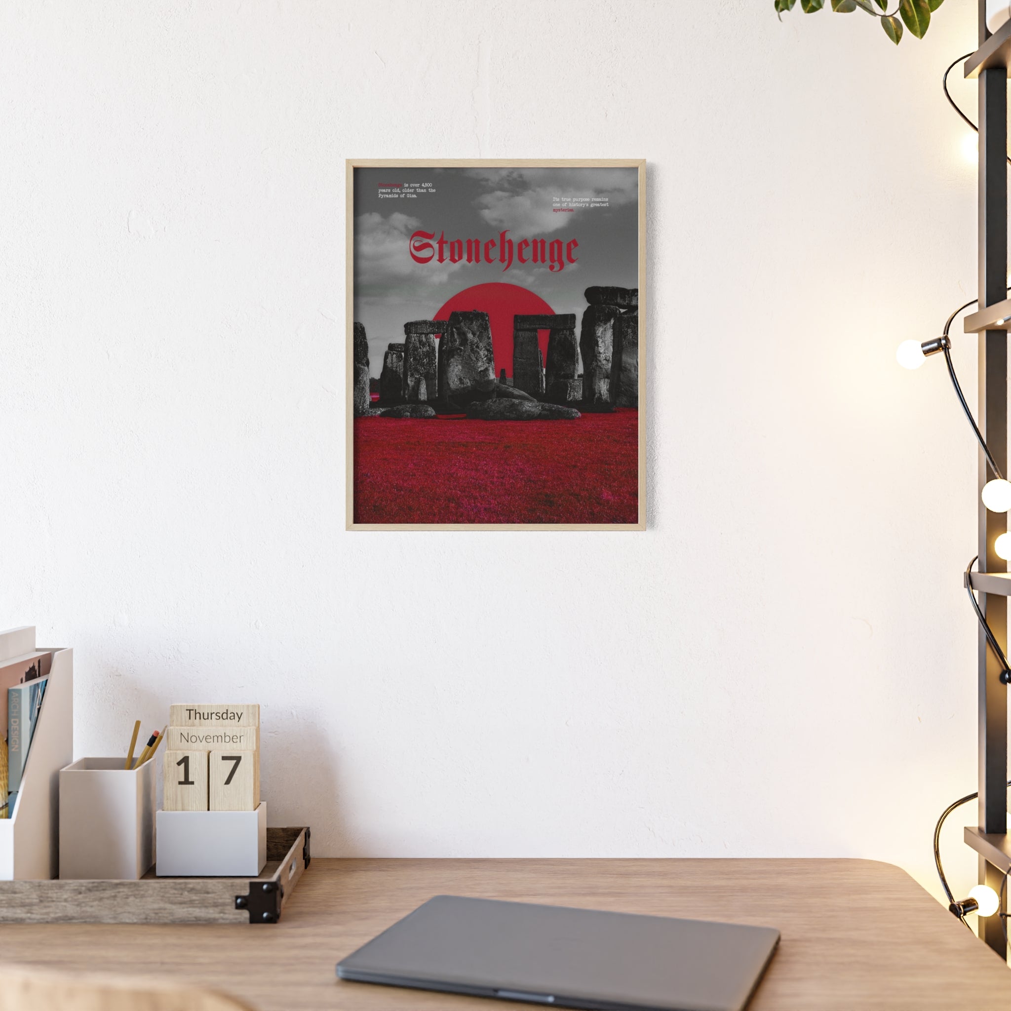 Stonehenge in Red