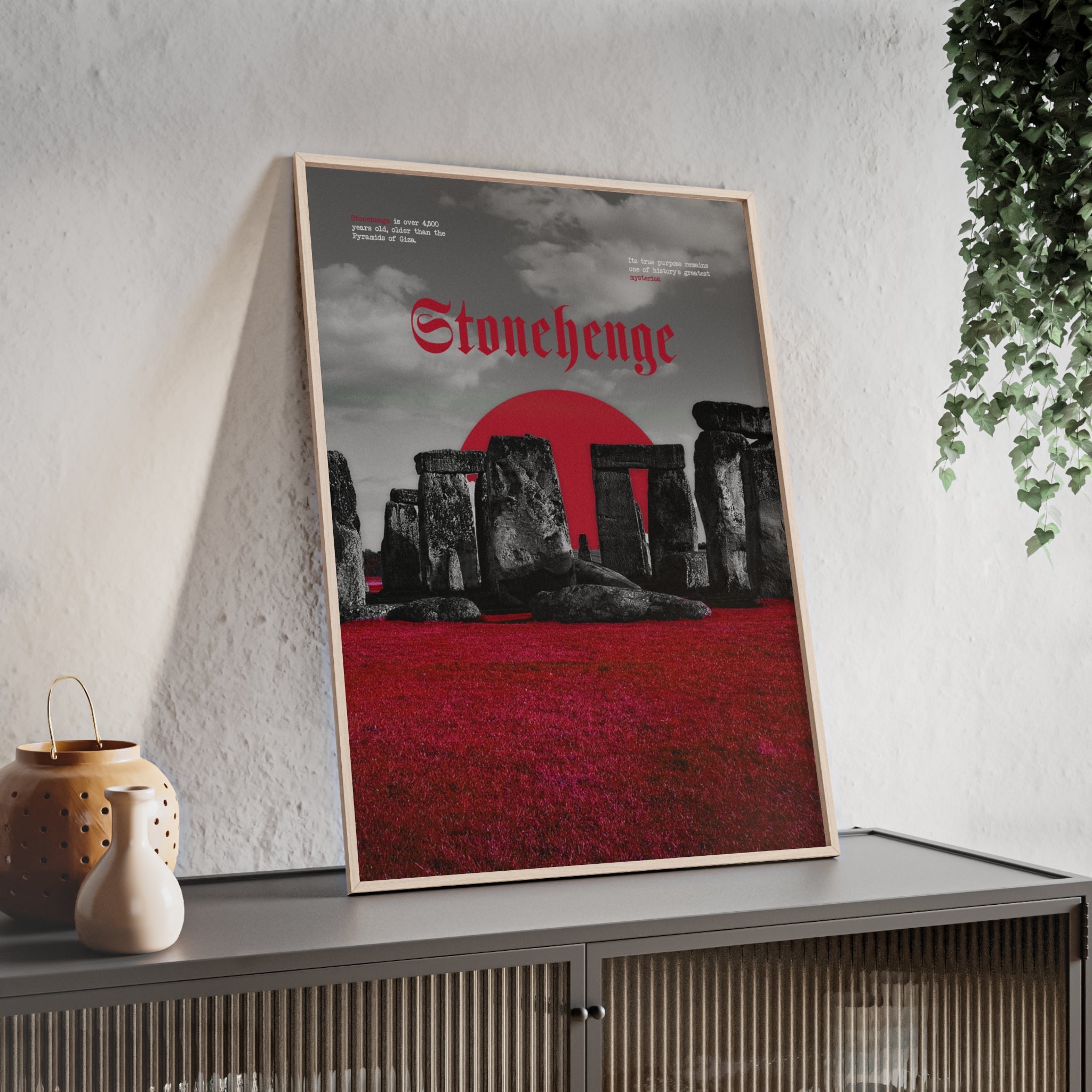 Stonehenge in Red