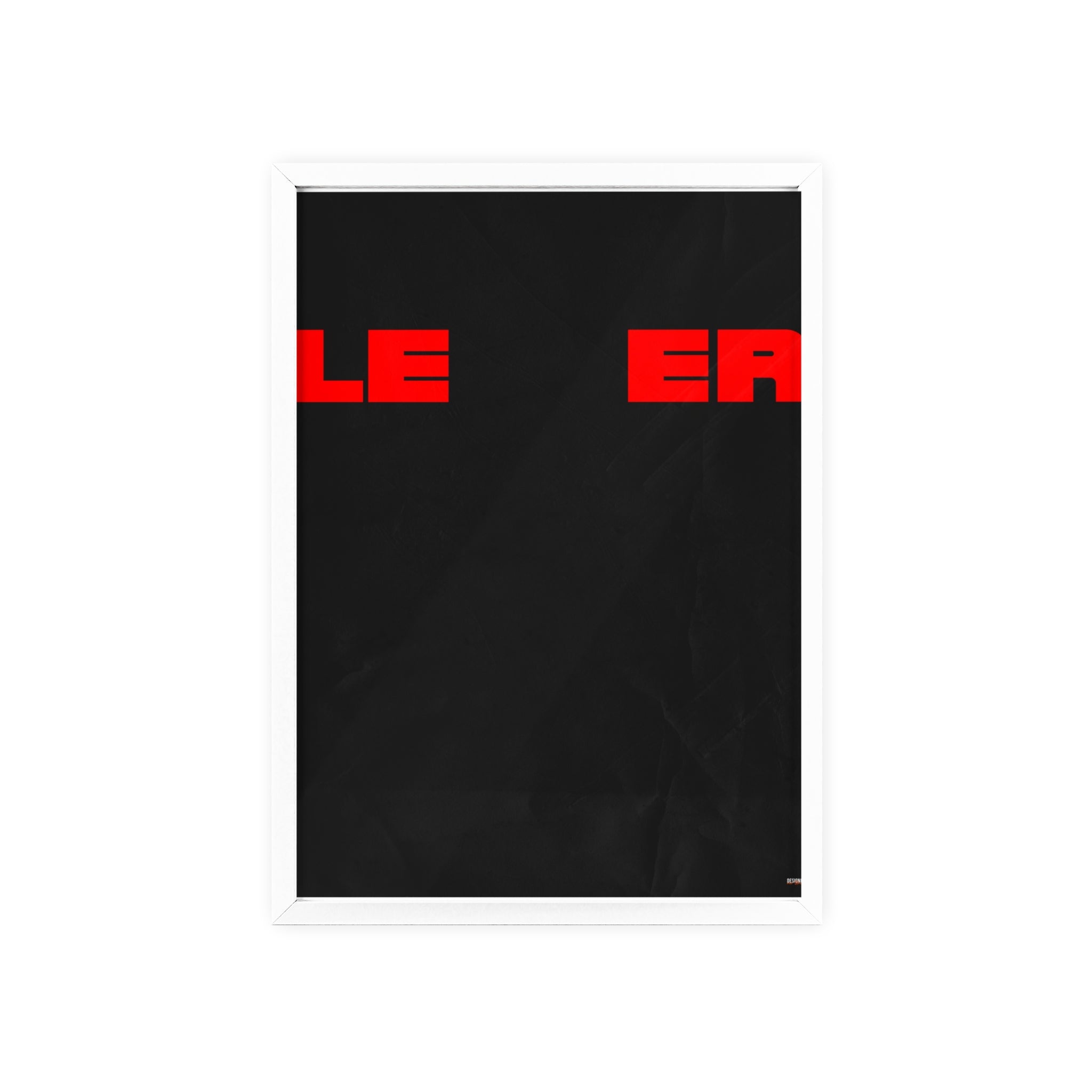 Minimalist 'LEER' Poster
