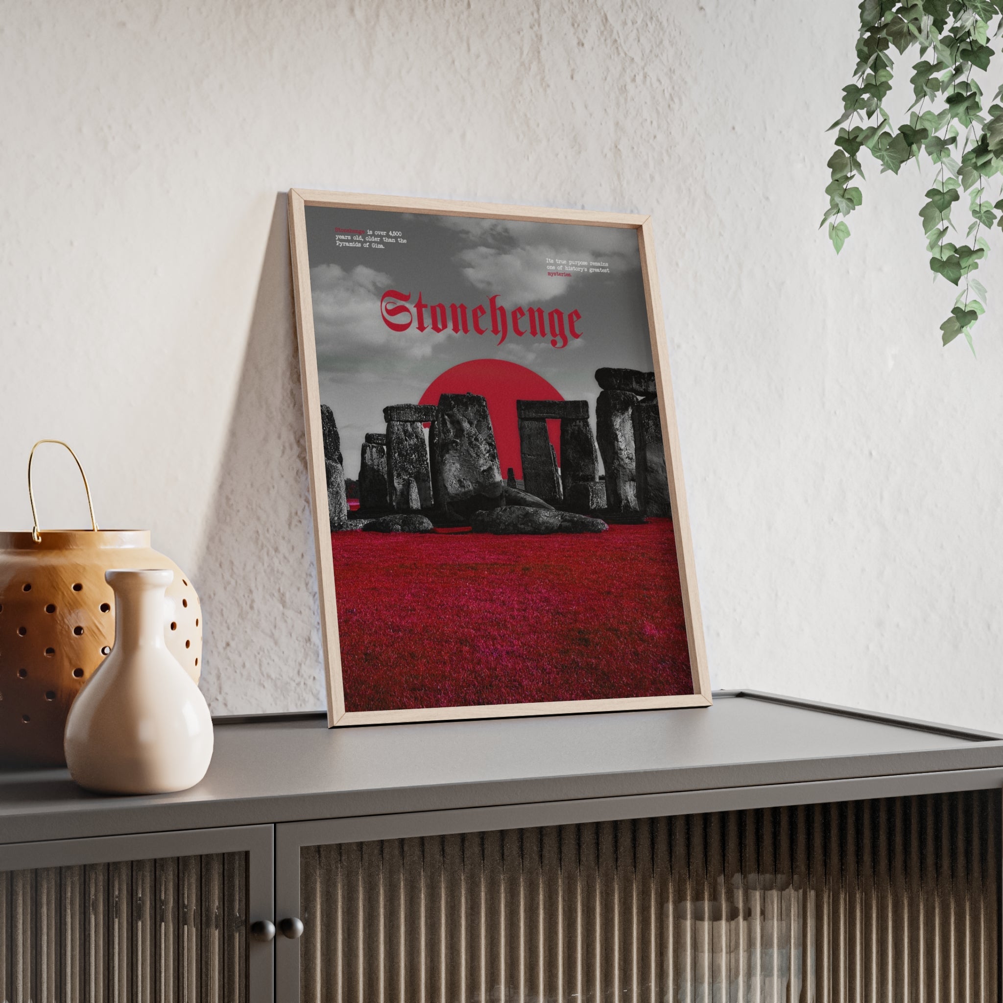 Stonehenge in Red