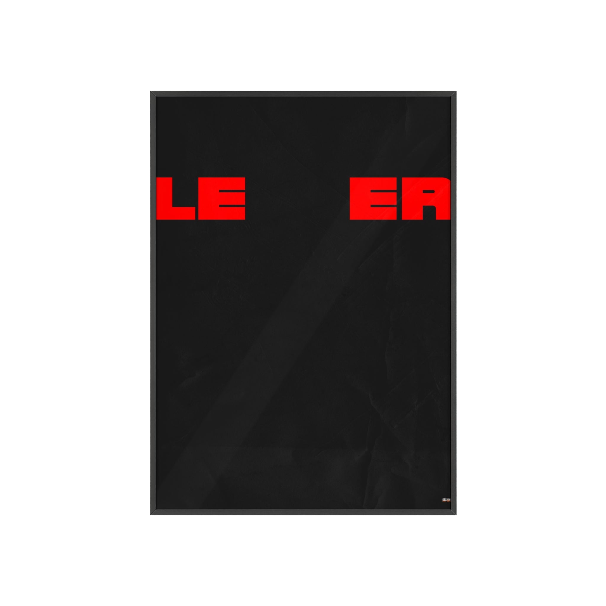Minimalist 'LEER' Poster