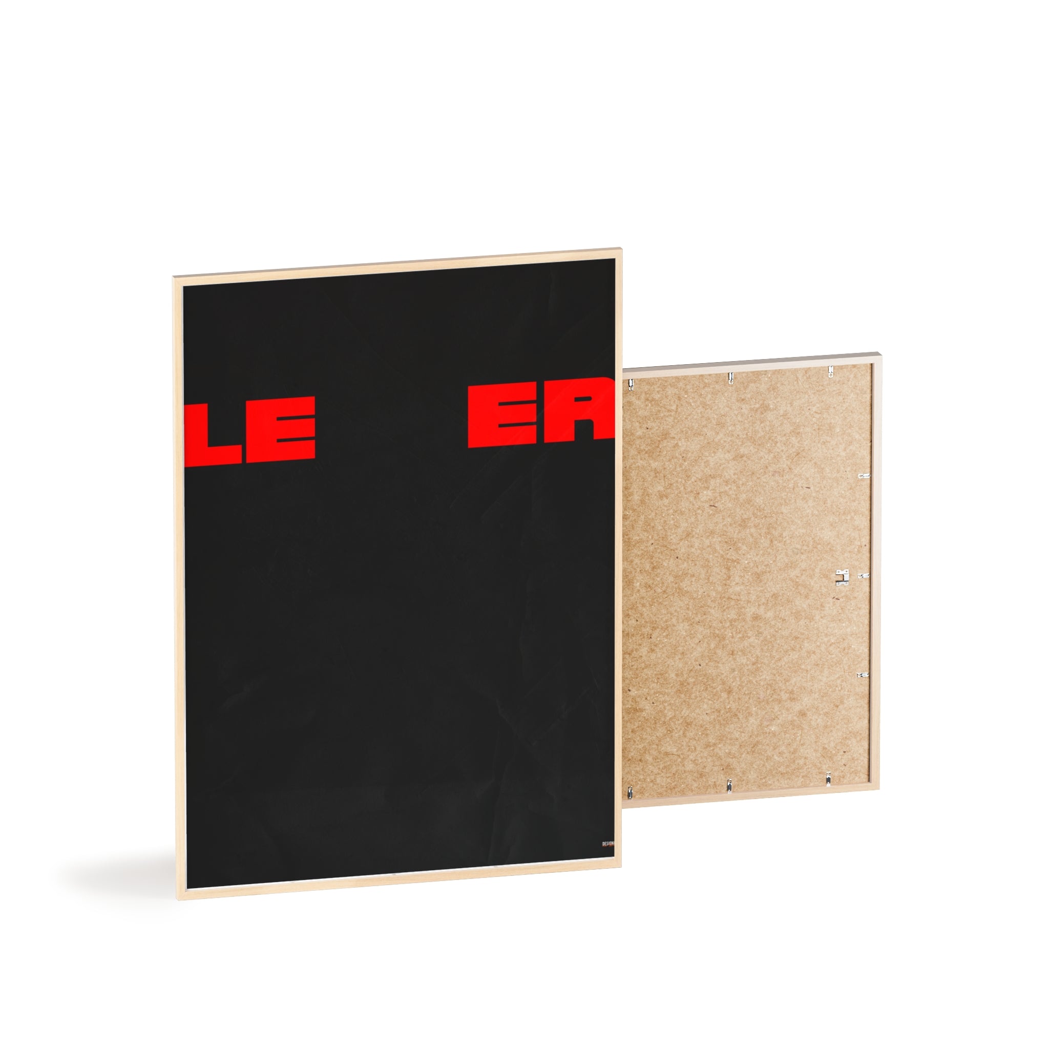 Minimalist 'LEER' Poster