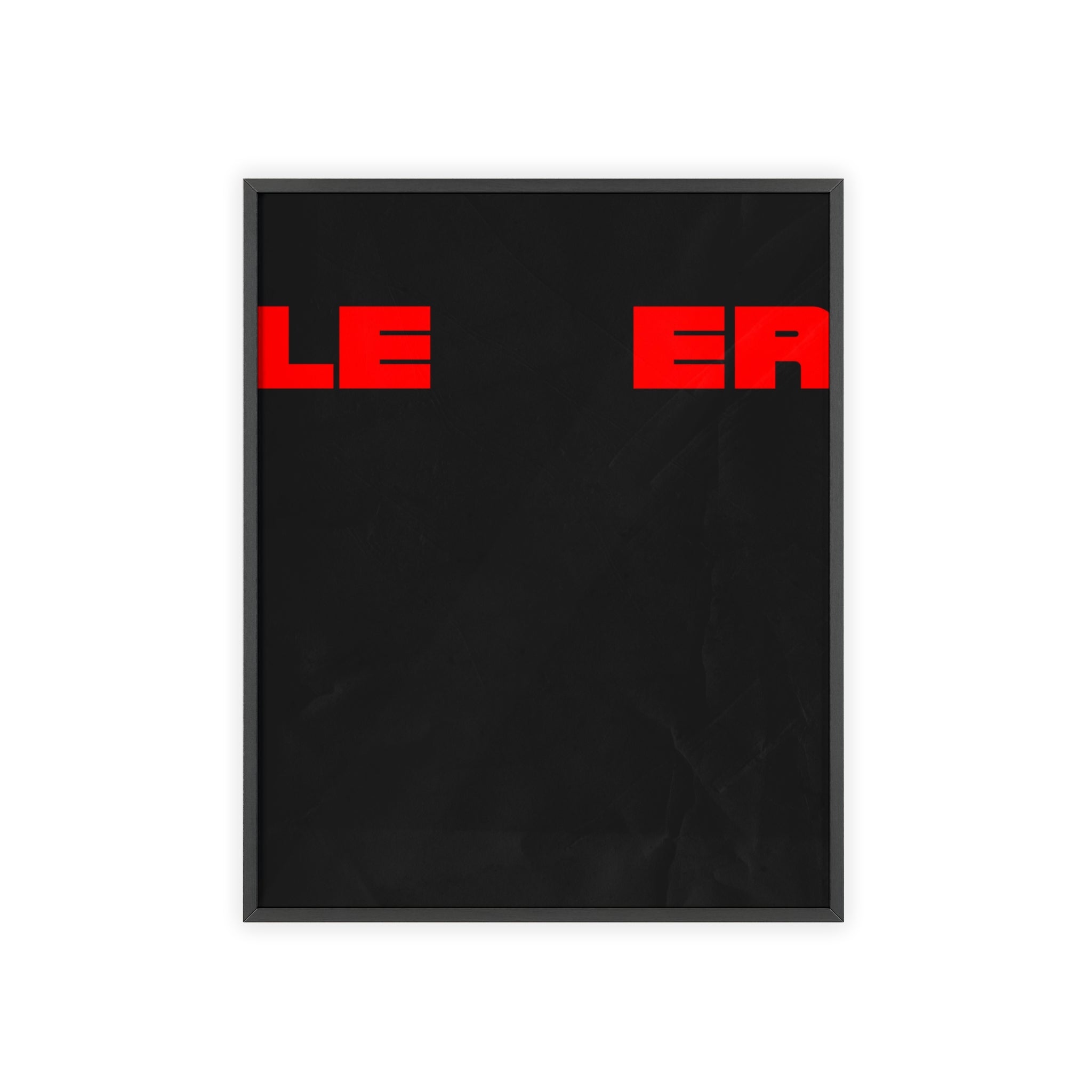 Minimalist 'LEER' Poster