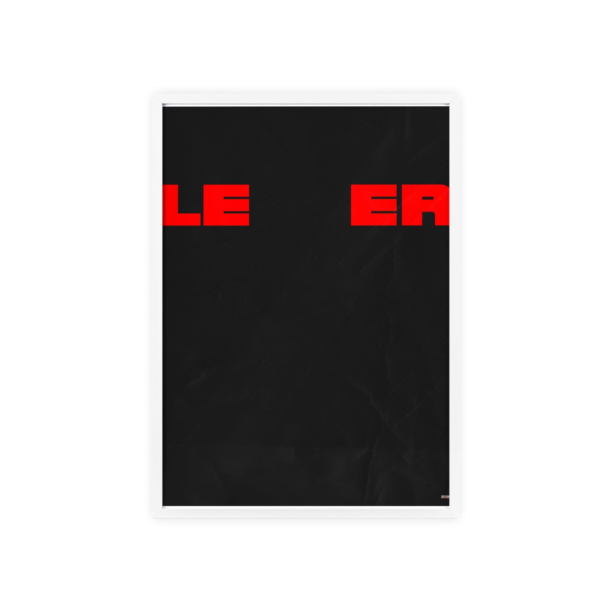 Minimalist 'LEER' Poster