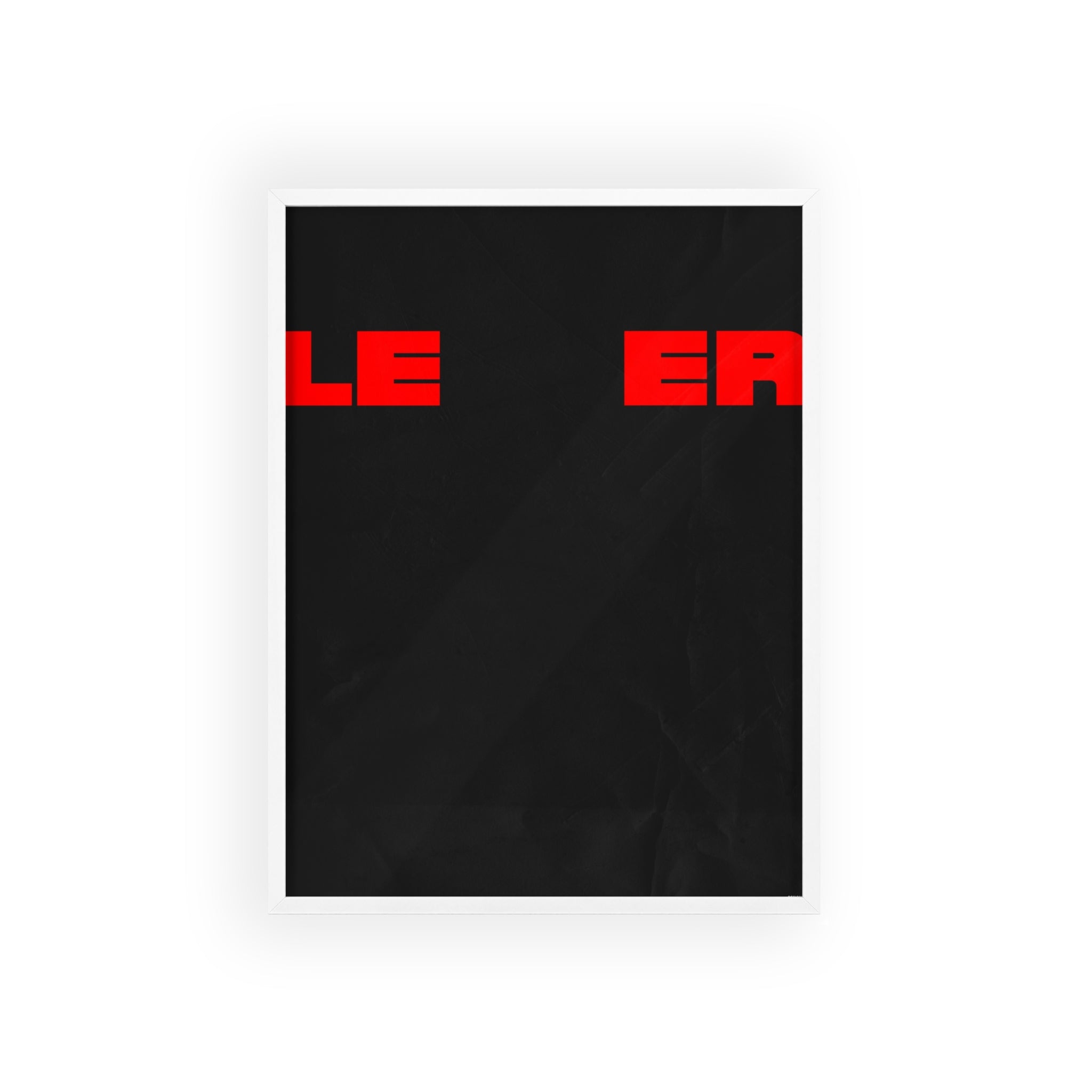 Minimalist 'LEER' Poster