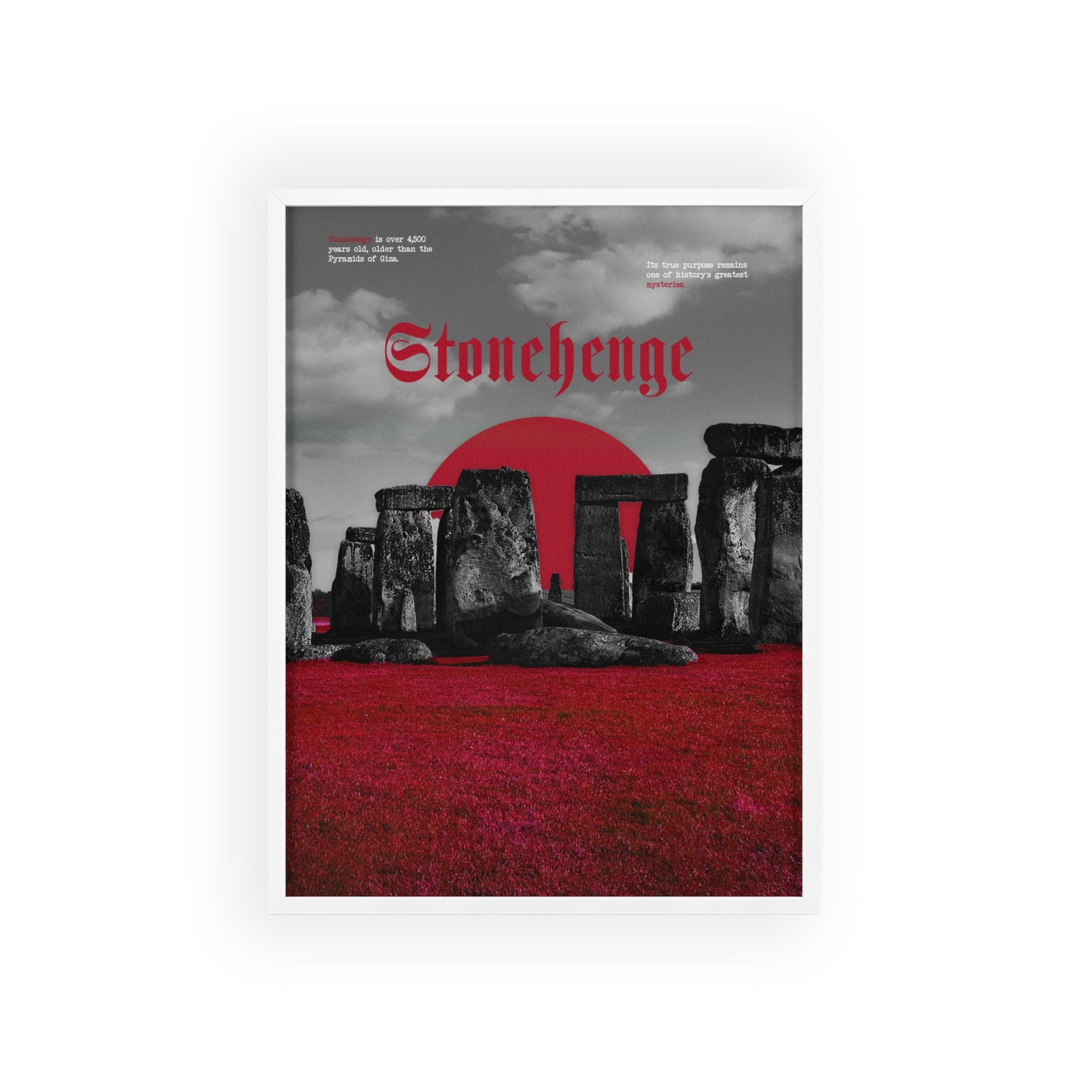 Stonehenge in Red