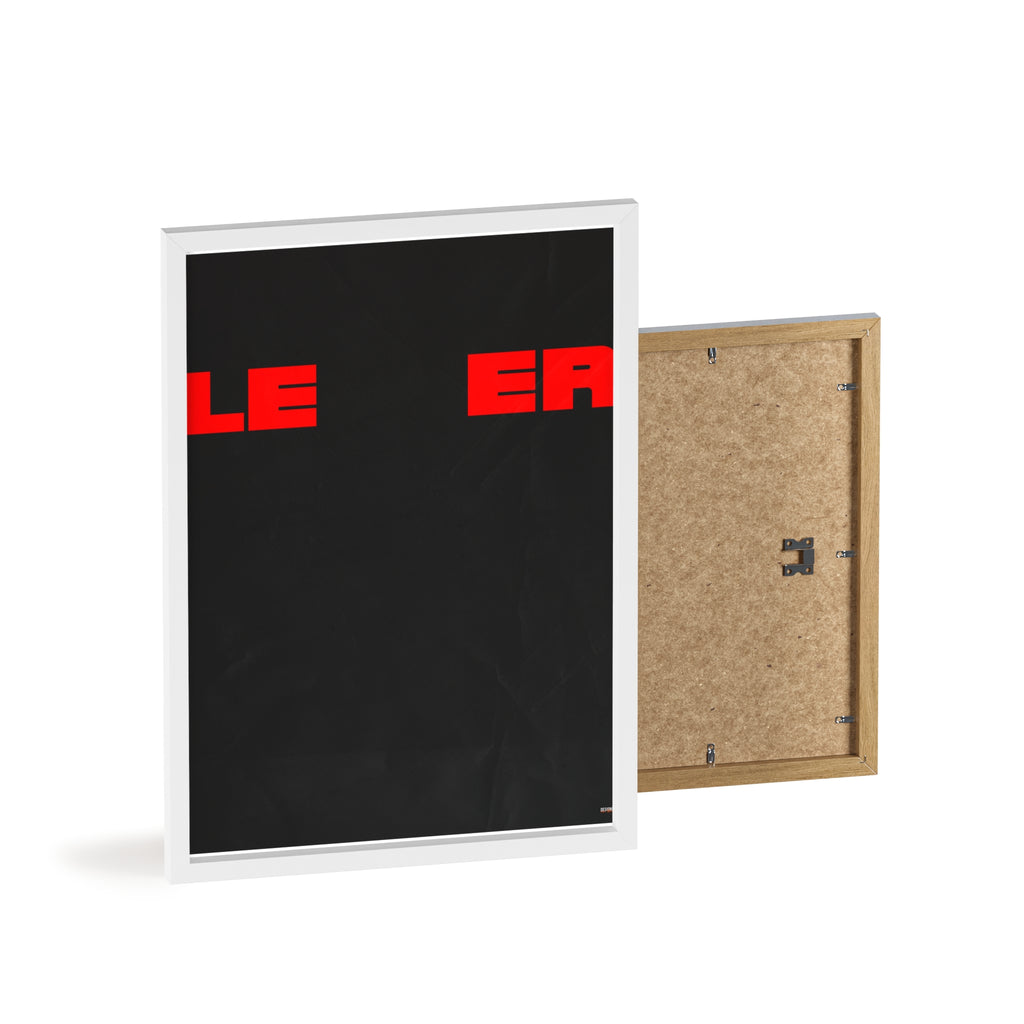 Minimalist 'LEER' Poster