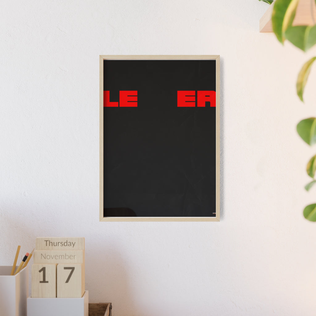 Minimalist 'LEER' Poster