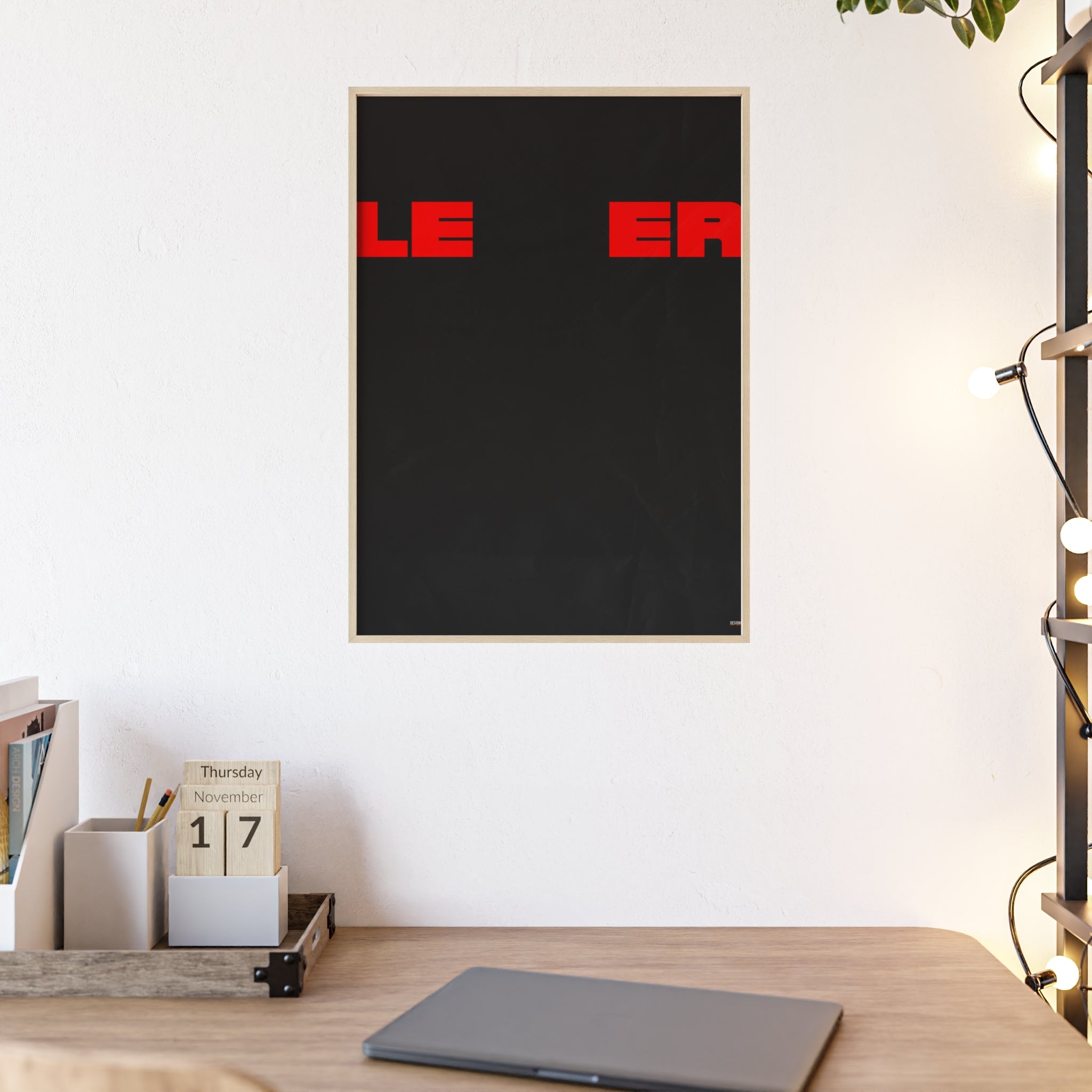Minimalist 'LEER' Poster