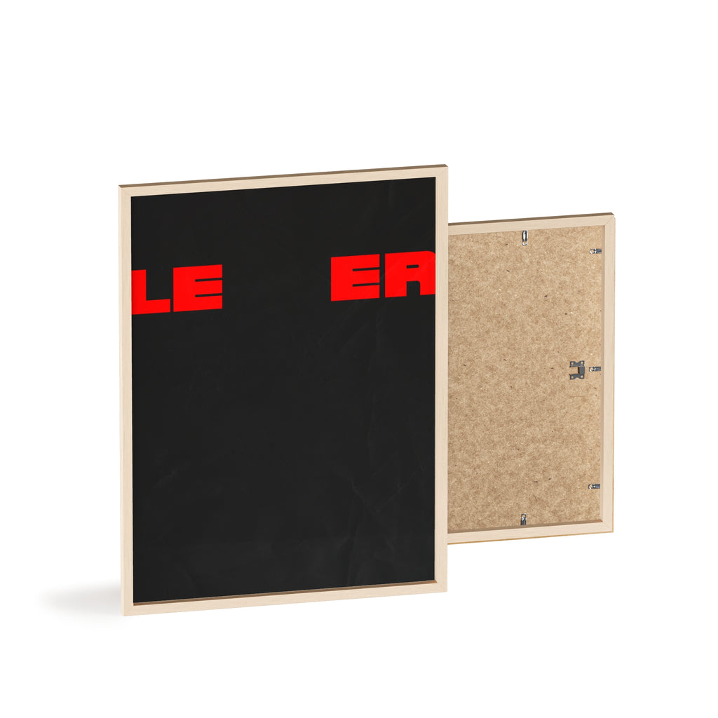 Minimalist 'LEER' Poster