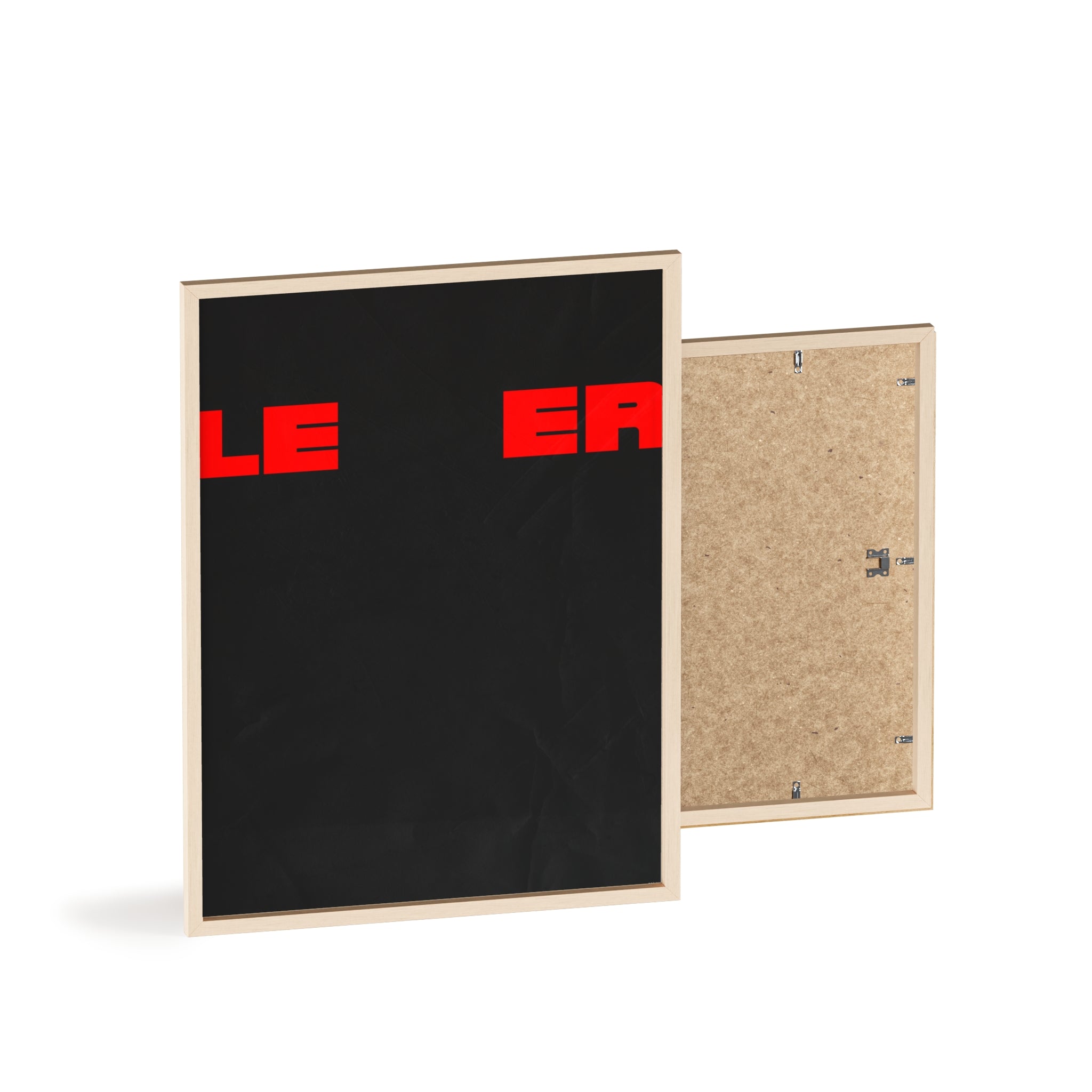 Minimalist 'LEER' Poster