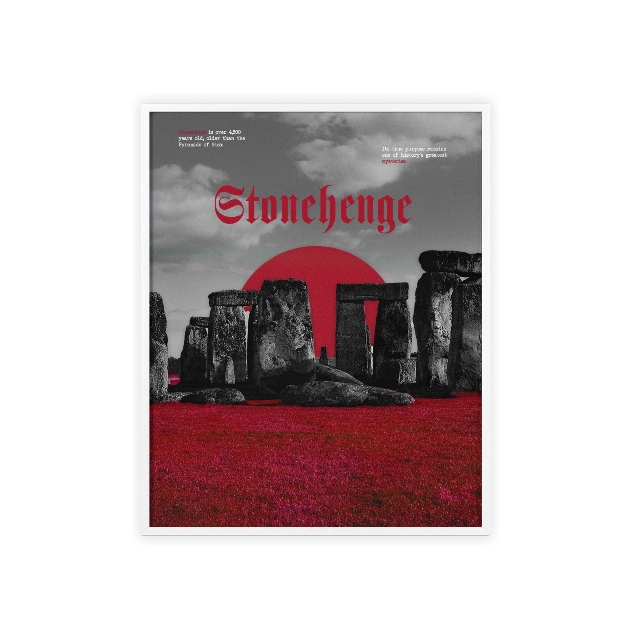 Stonehenge in Red