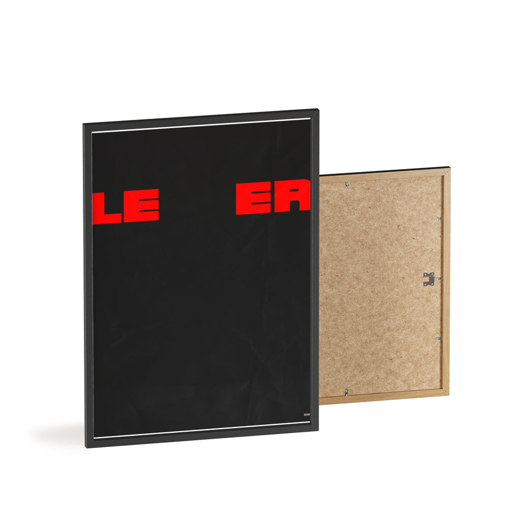 Minimalist 'LEER' Poster